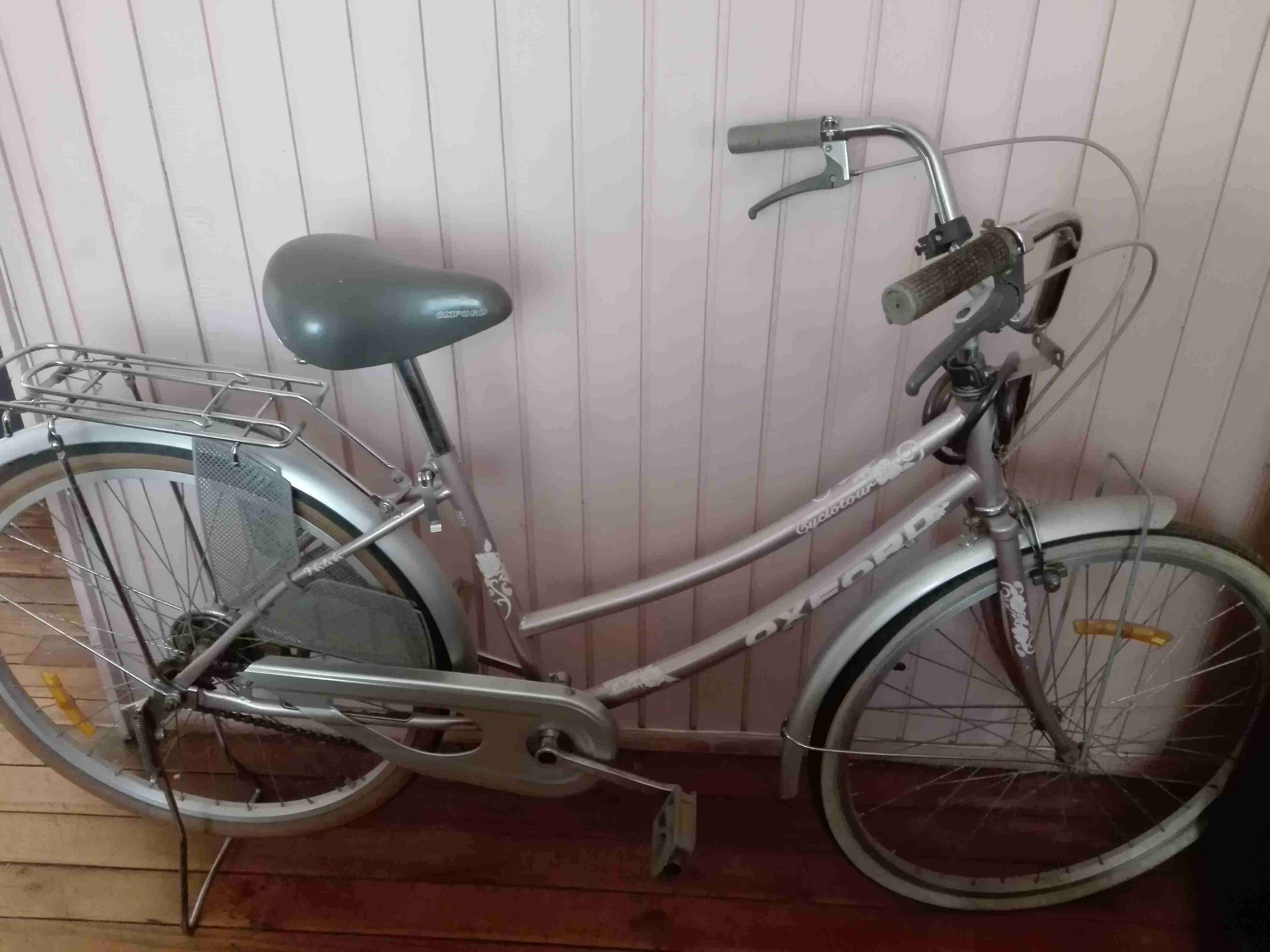 Bicicleta Oxford rosada urbana aro 26