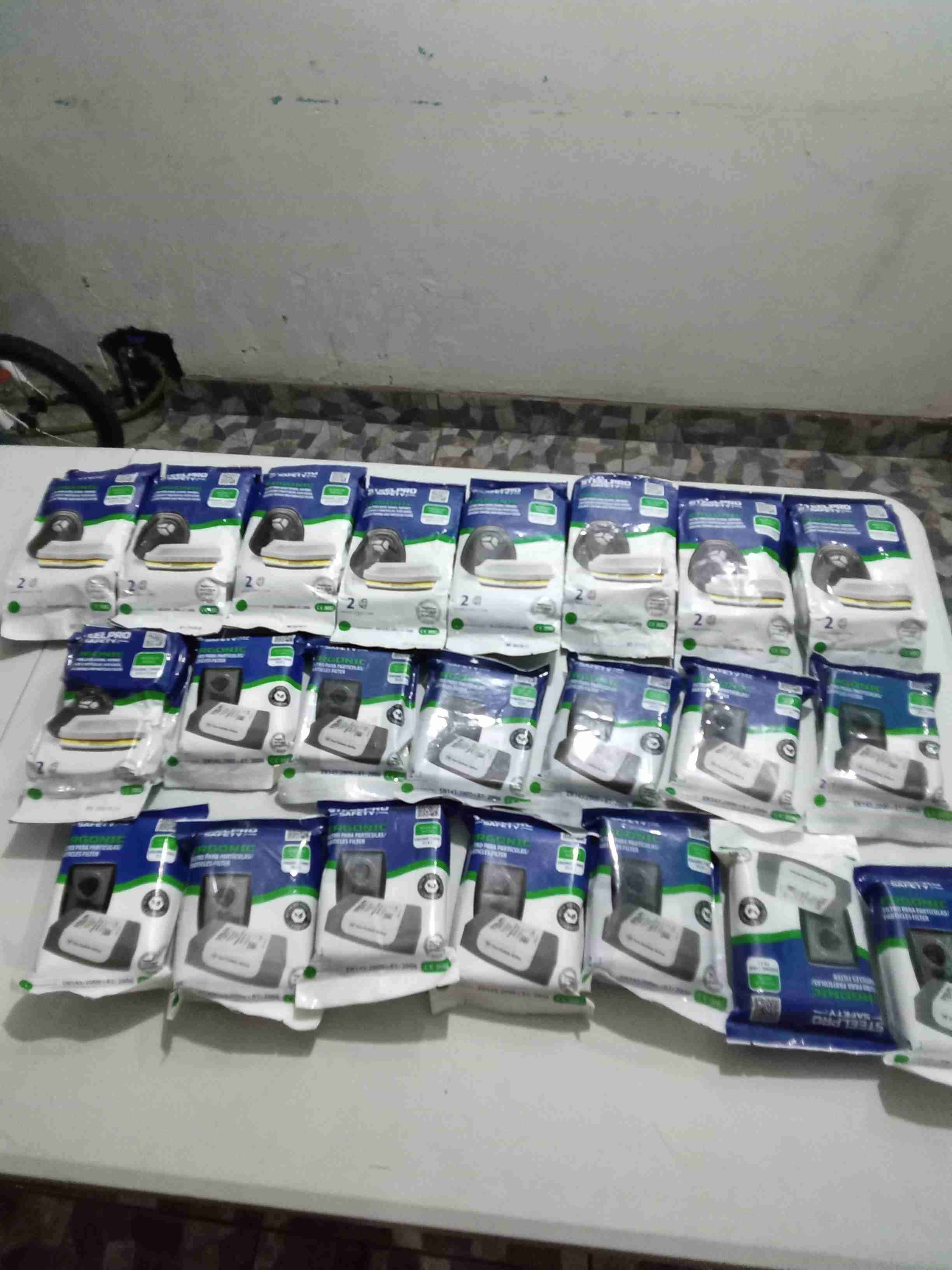 Lote EPP máscara respiratoria+filtros STEELPRO - 2