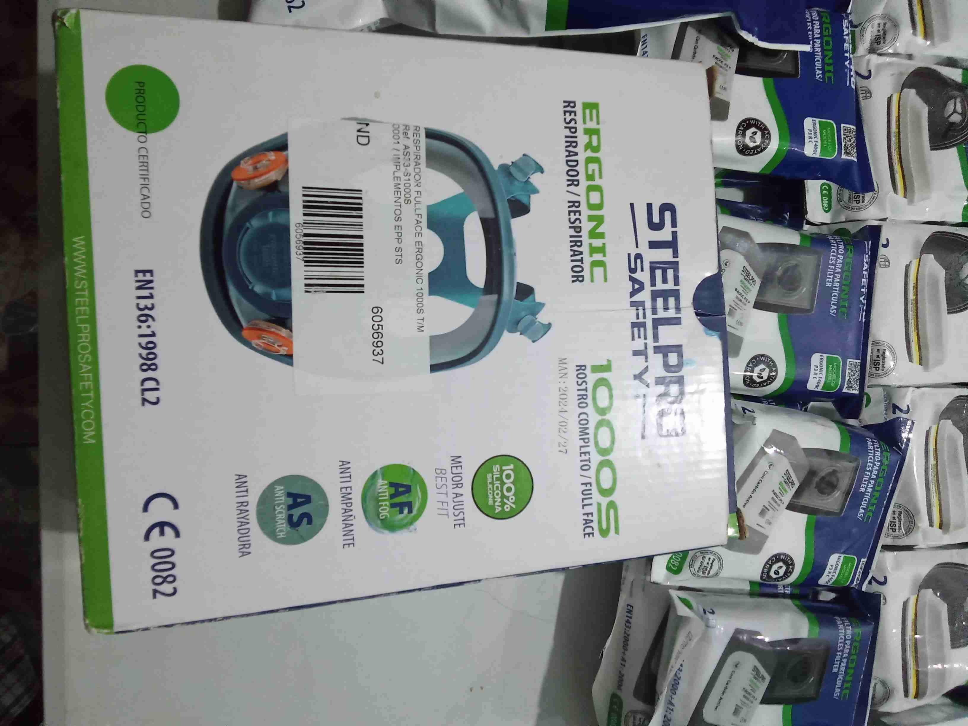 Lote EPP máscara respiratoria+filtros STEELPRO - 3