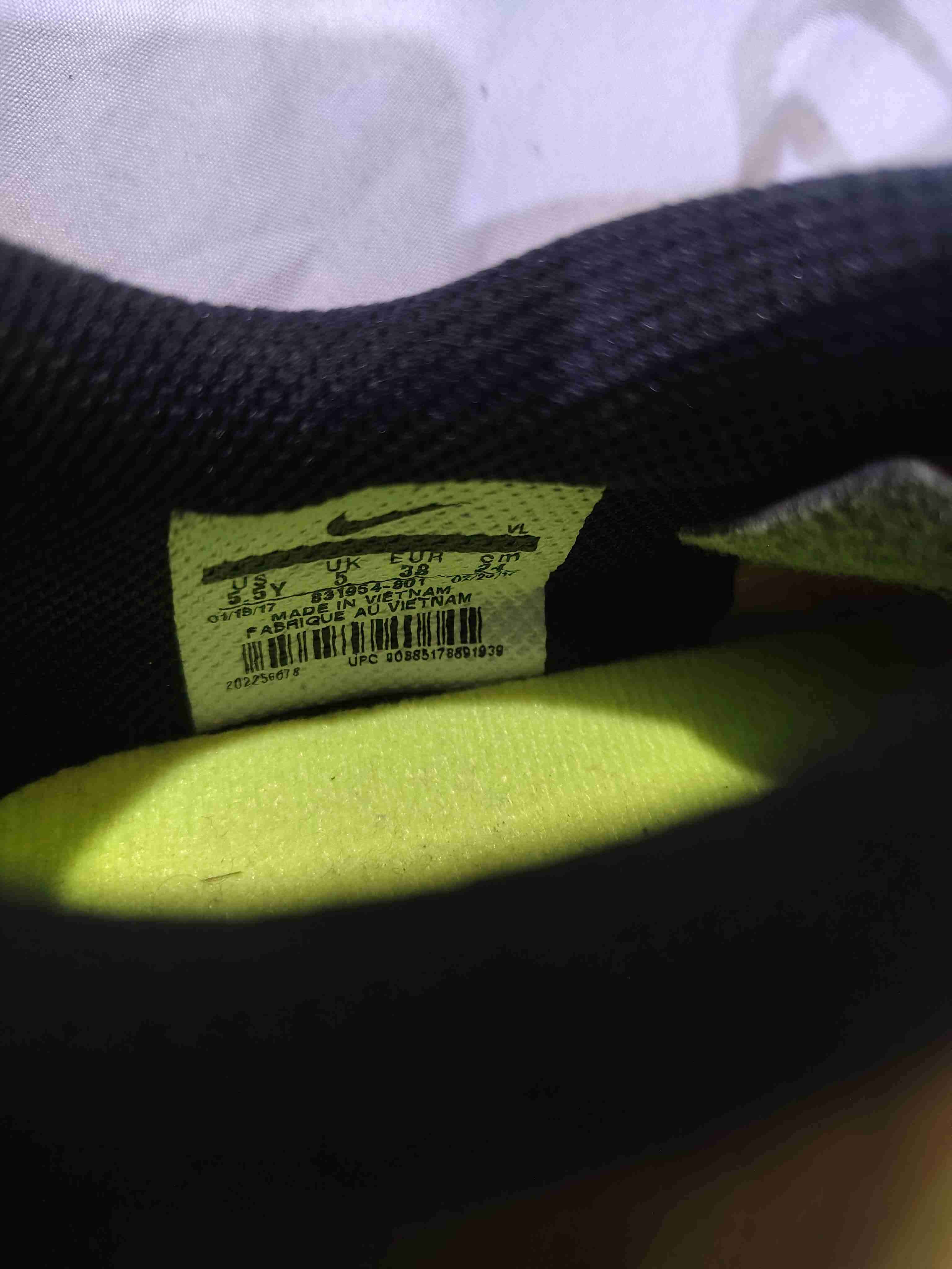 Zapatillas deportivas Nike MercurialX amarillas - miniatura 5