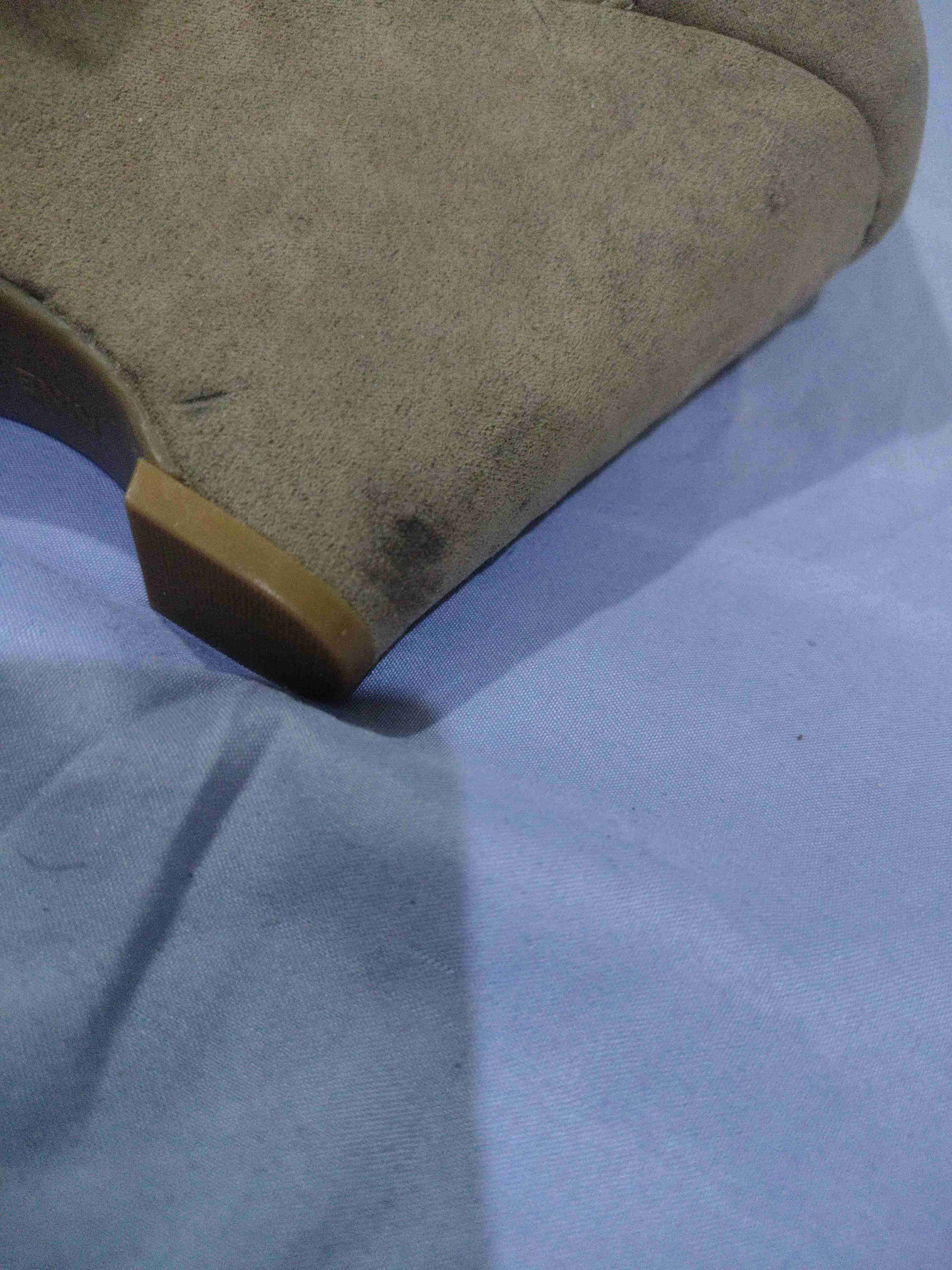 Sandalias Nine West de gamuza beige/marrón claro - miniatura 6