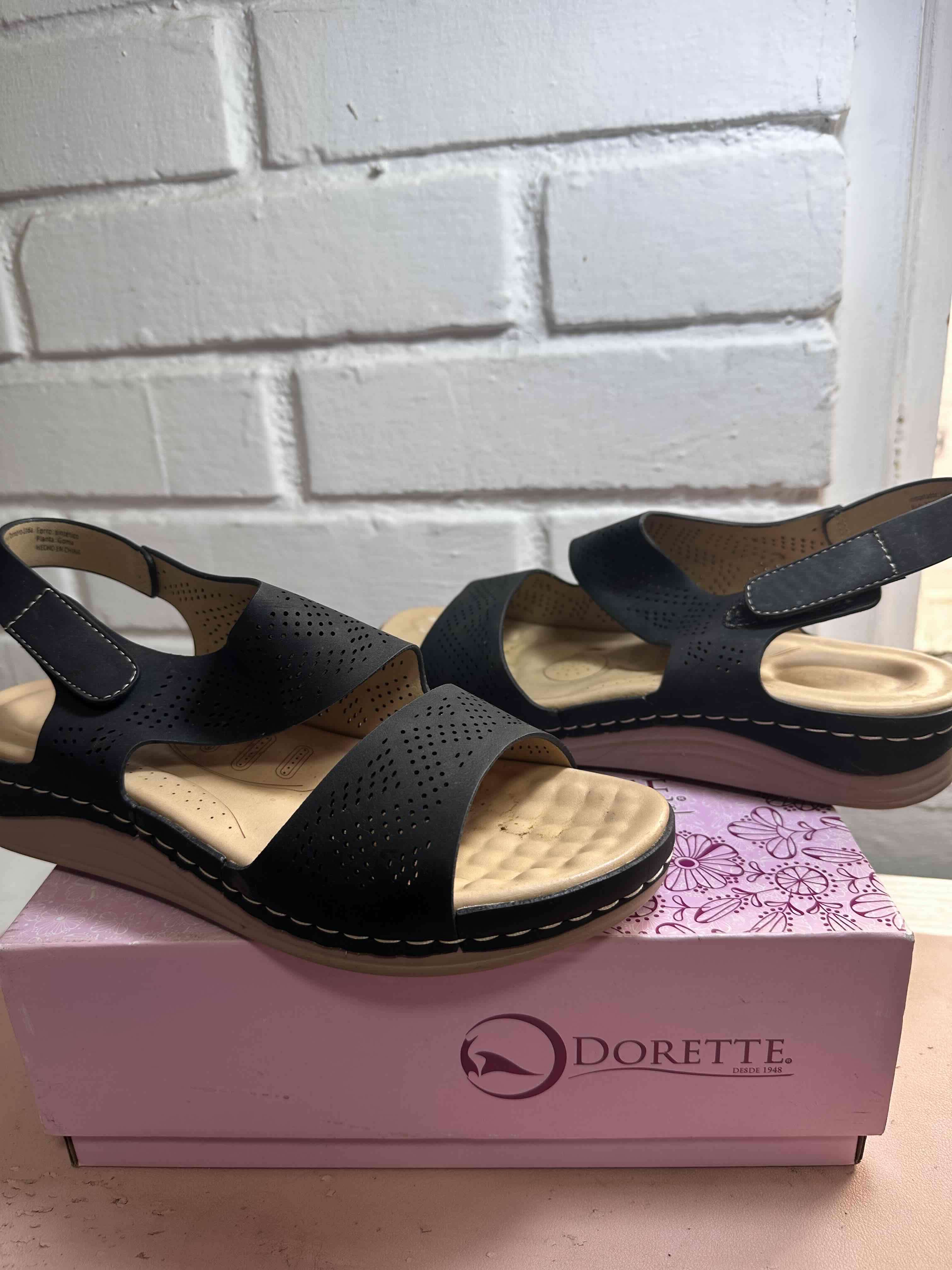 Sandalias negras Dorette - miniatura 2