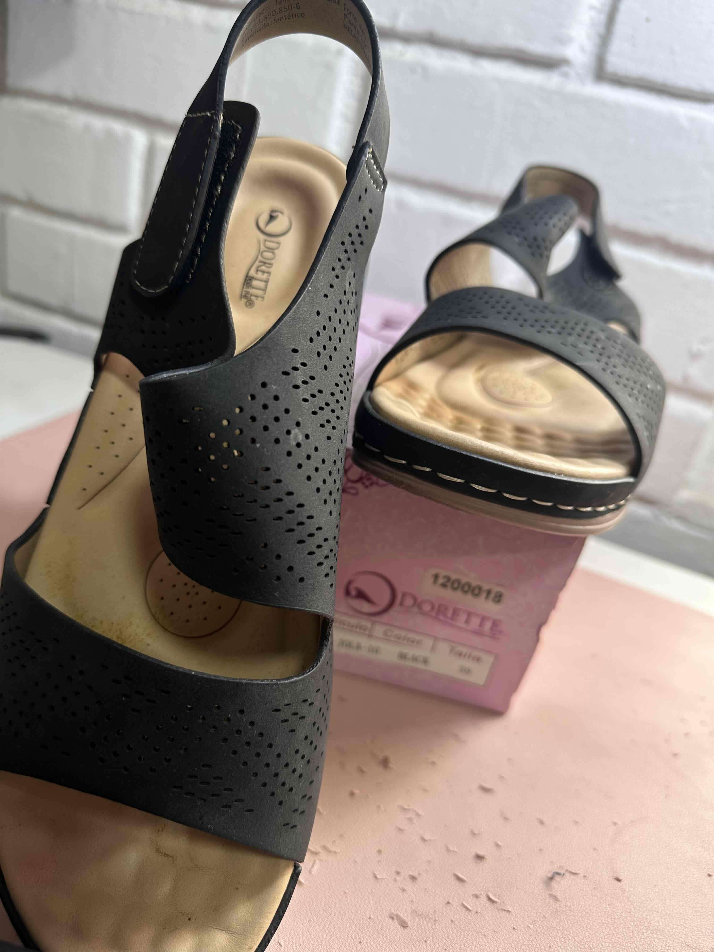 Sandalias negras Dorette - miniatura 3
