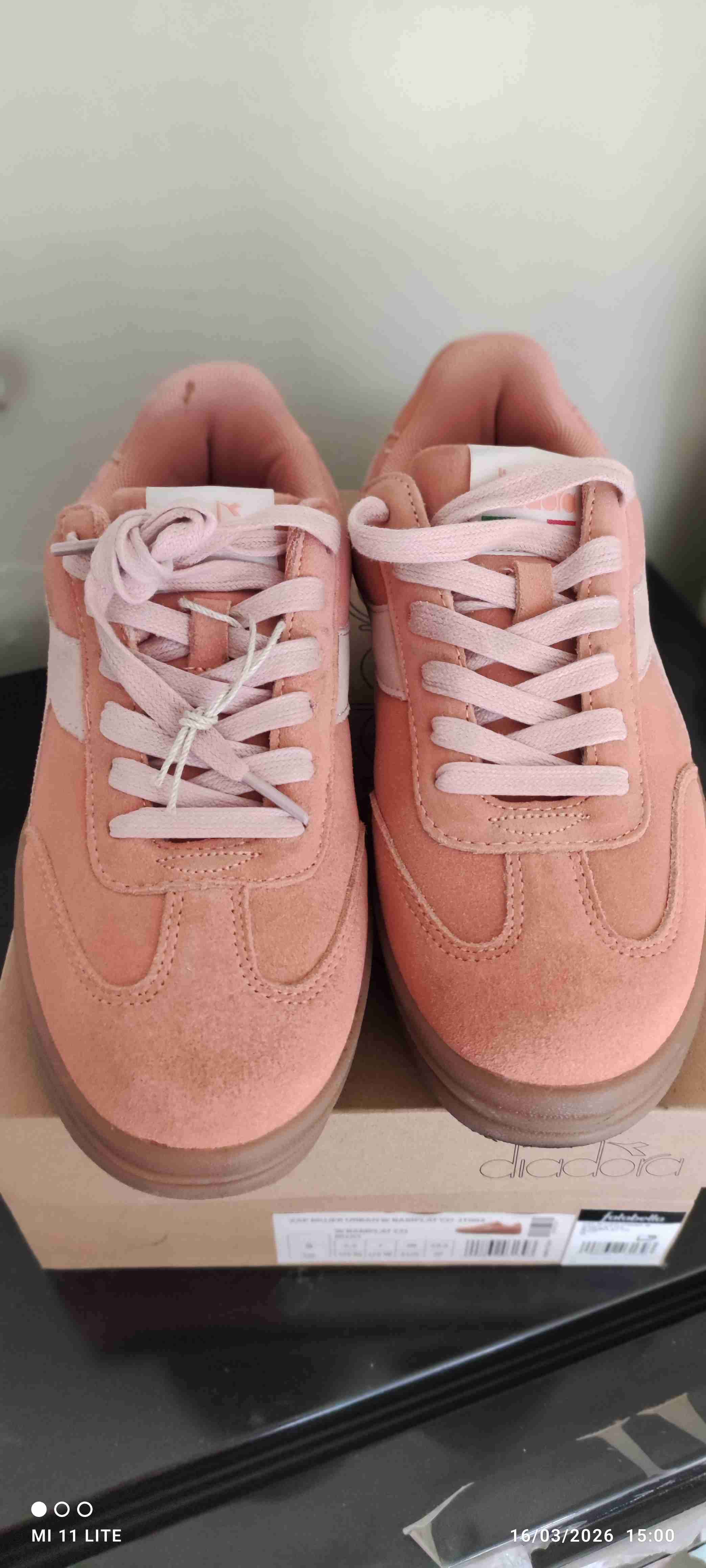 Zapatillas Diadora rosadas mujer - miniatura 4