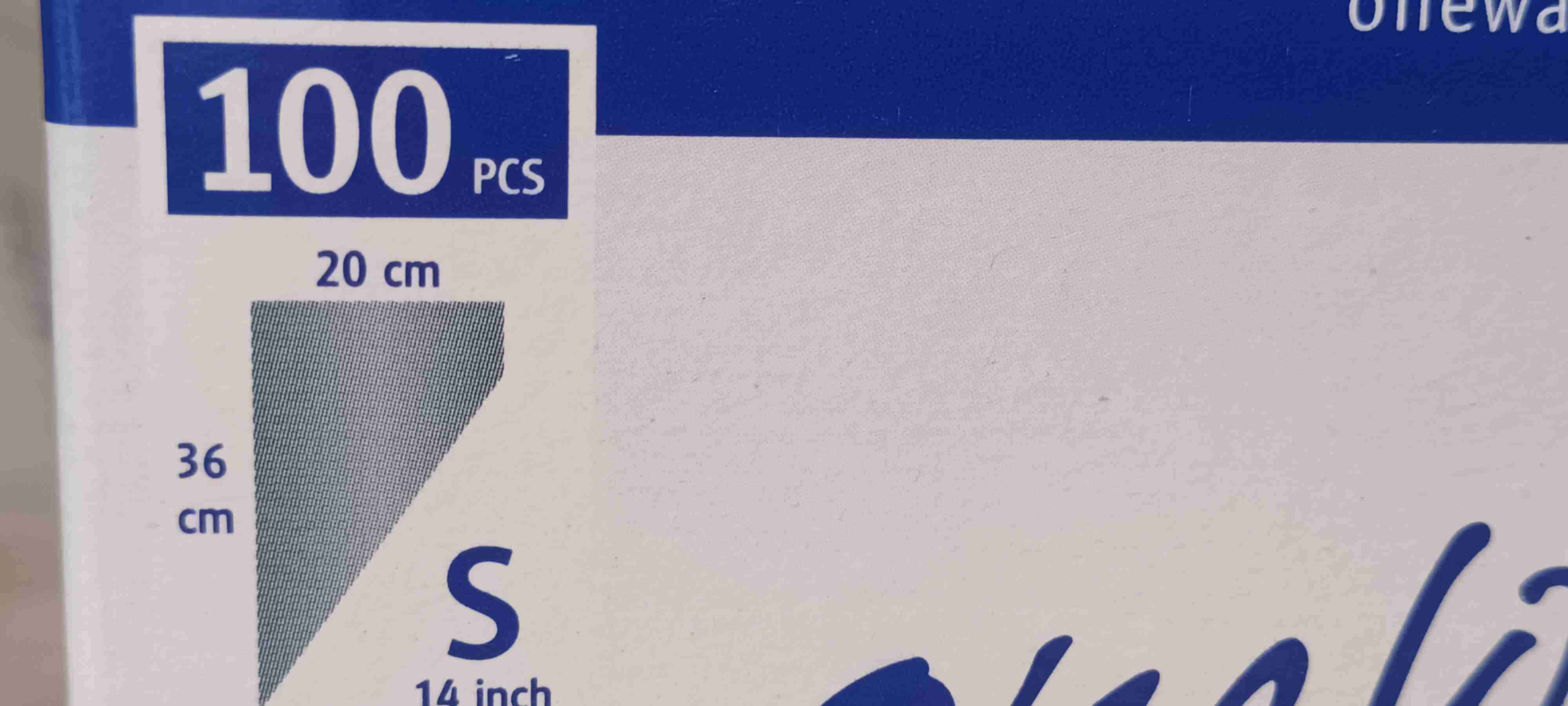 Caja de  manga pasteleras transparentes tamaño S - miniatura 3