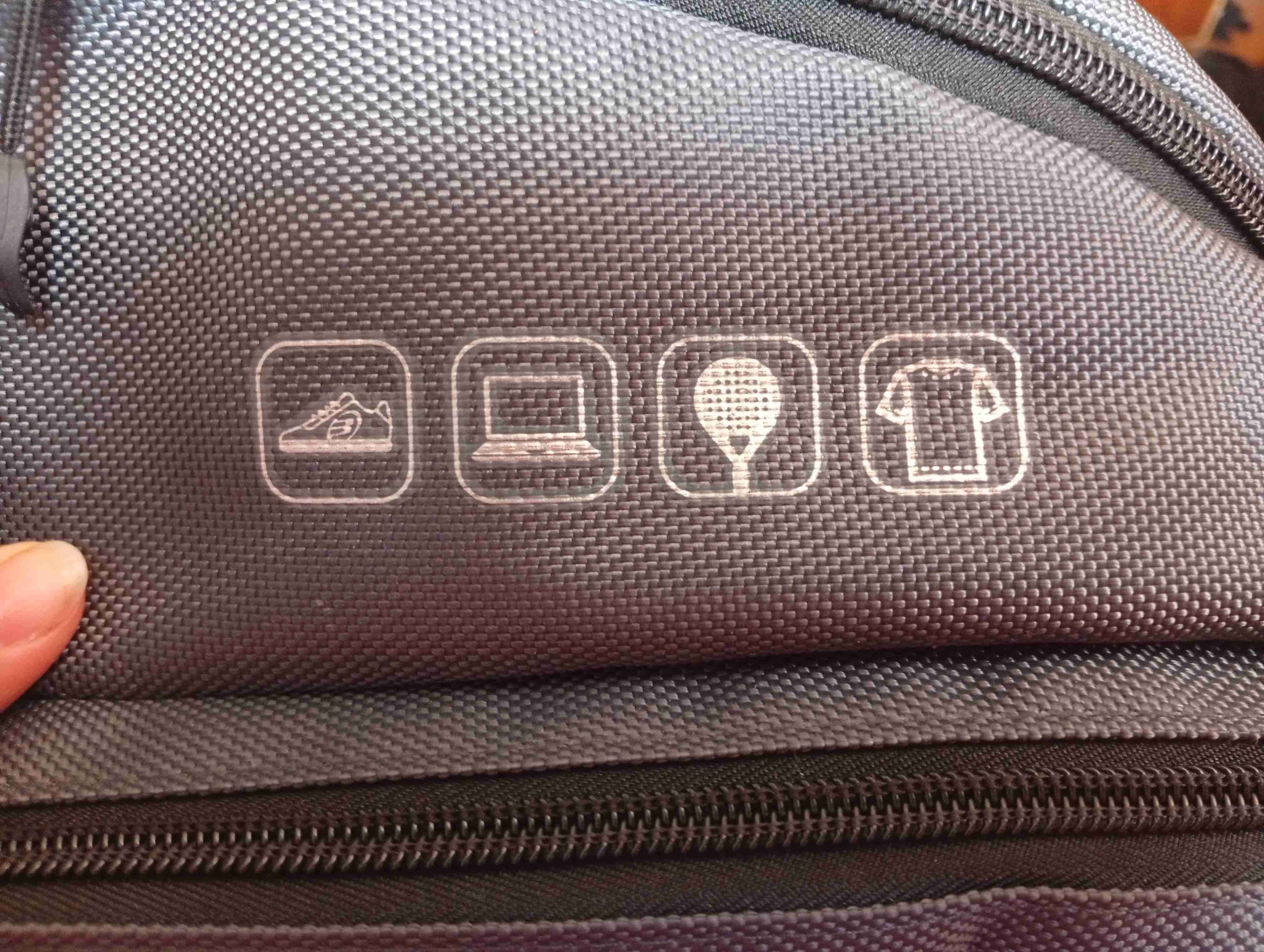 Mochila Bullpadel hack 03 negra para padel - miniatura 5