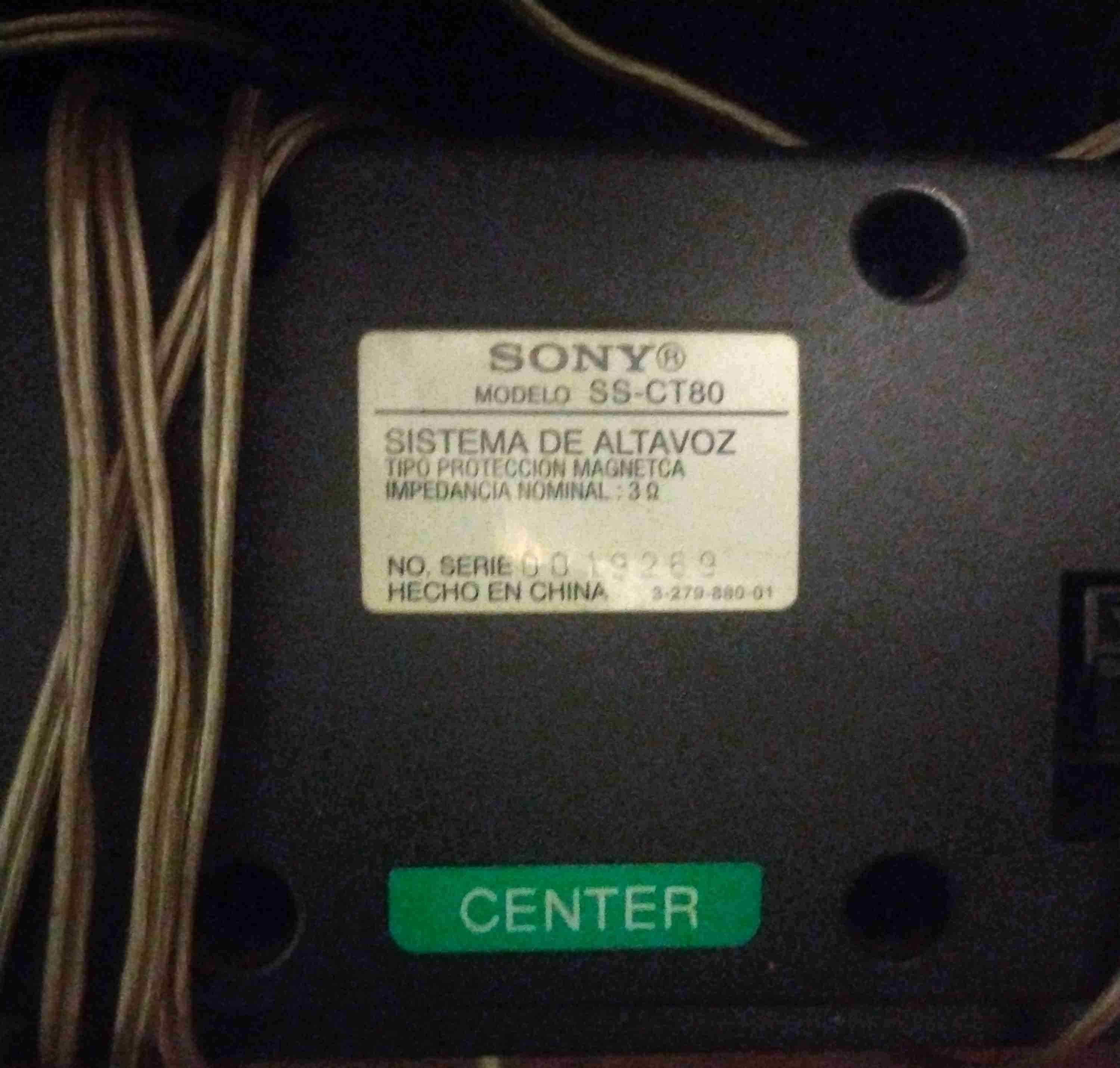 SONY SISTEMA DE ALTAVOCES - miniatura 2