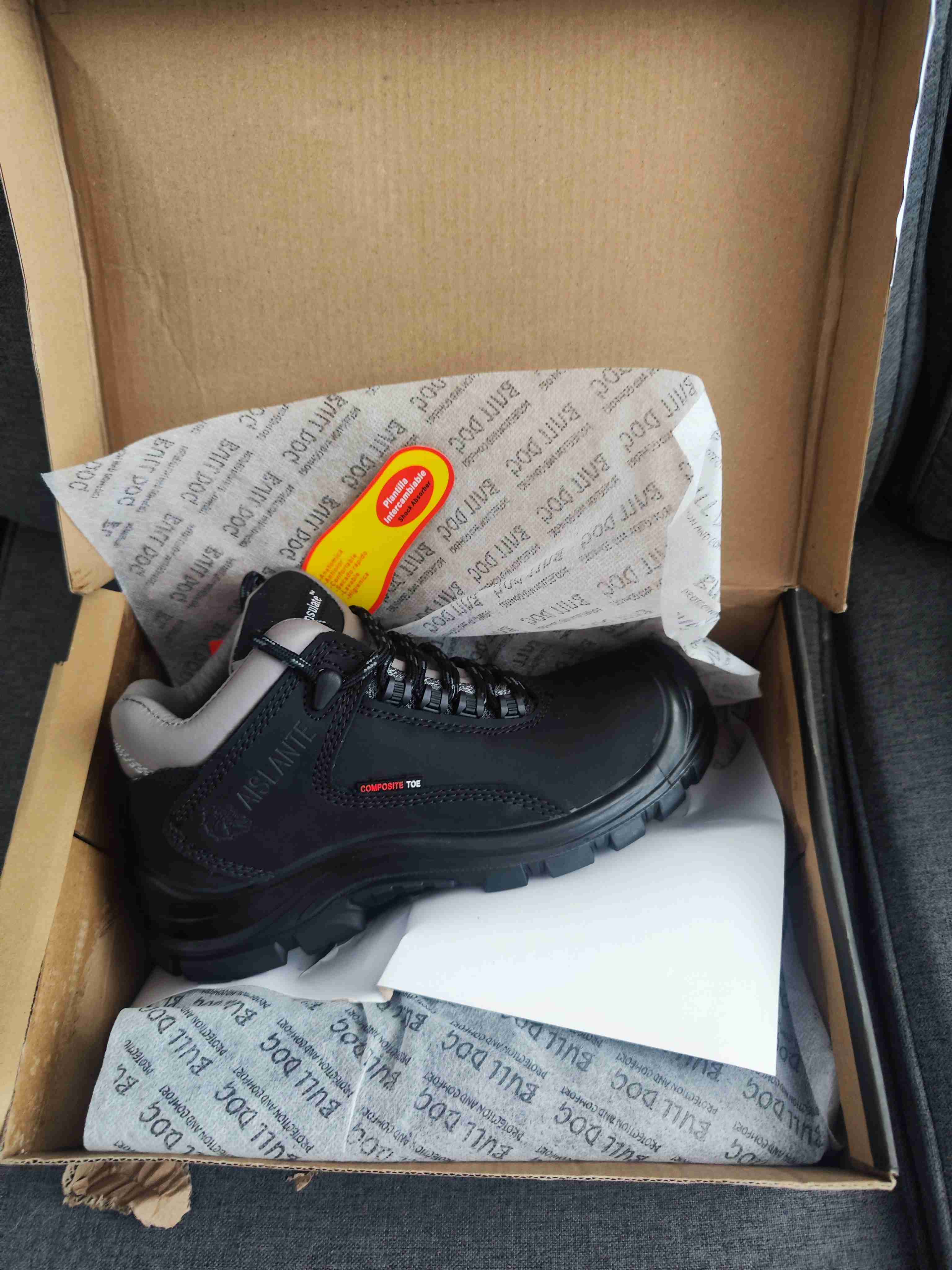 Zapatos de seguridad Bulldog negras - miniatura 3