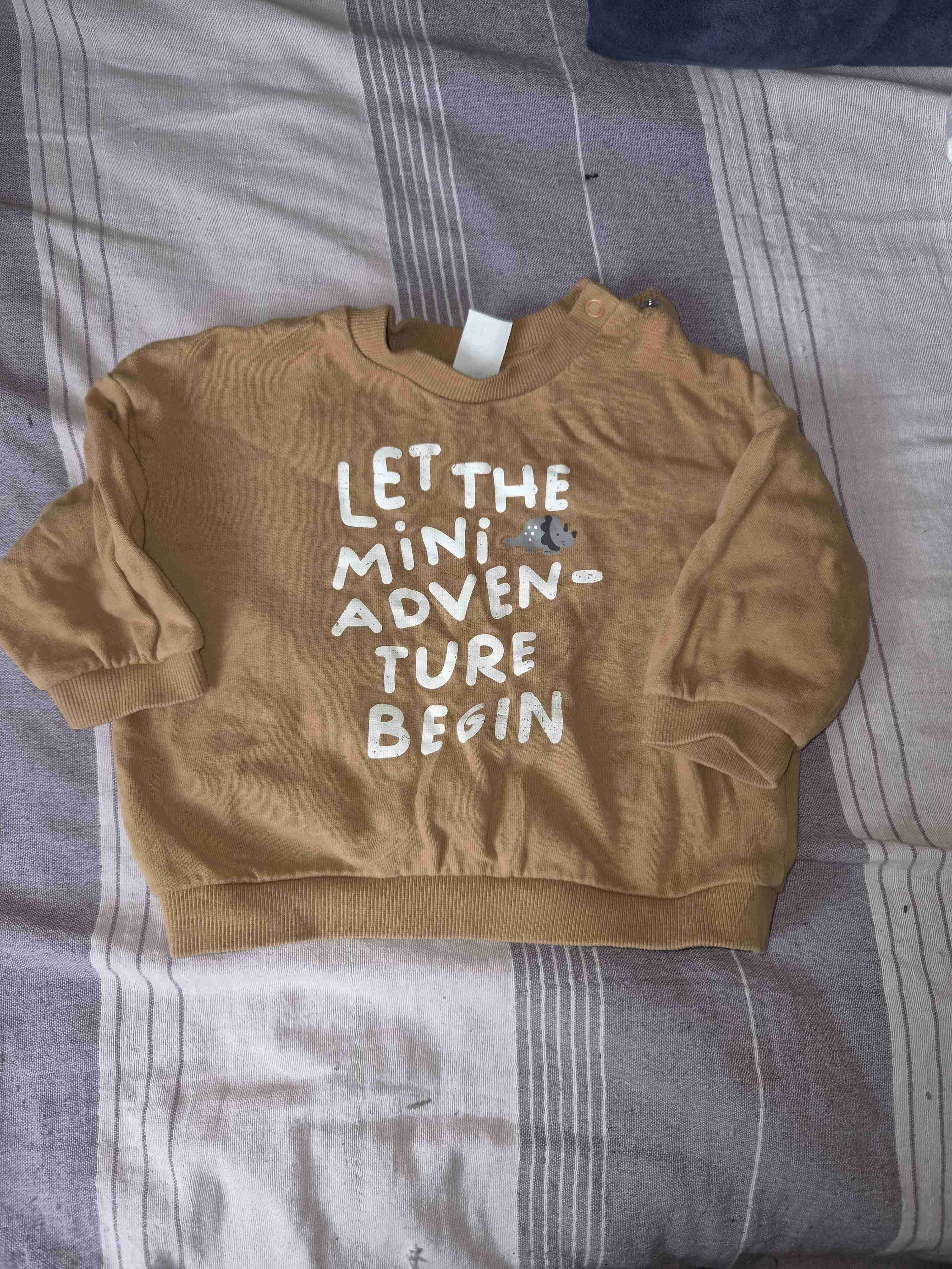 Polerón infantil marrón