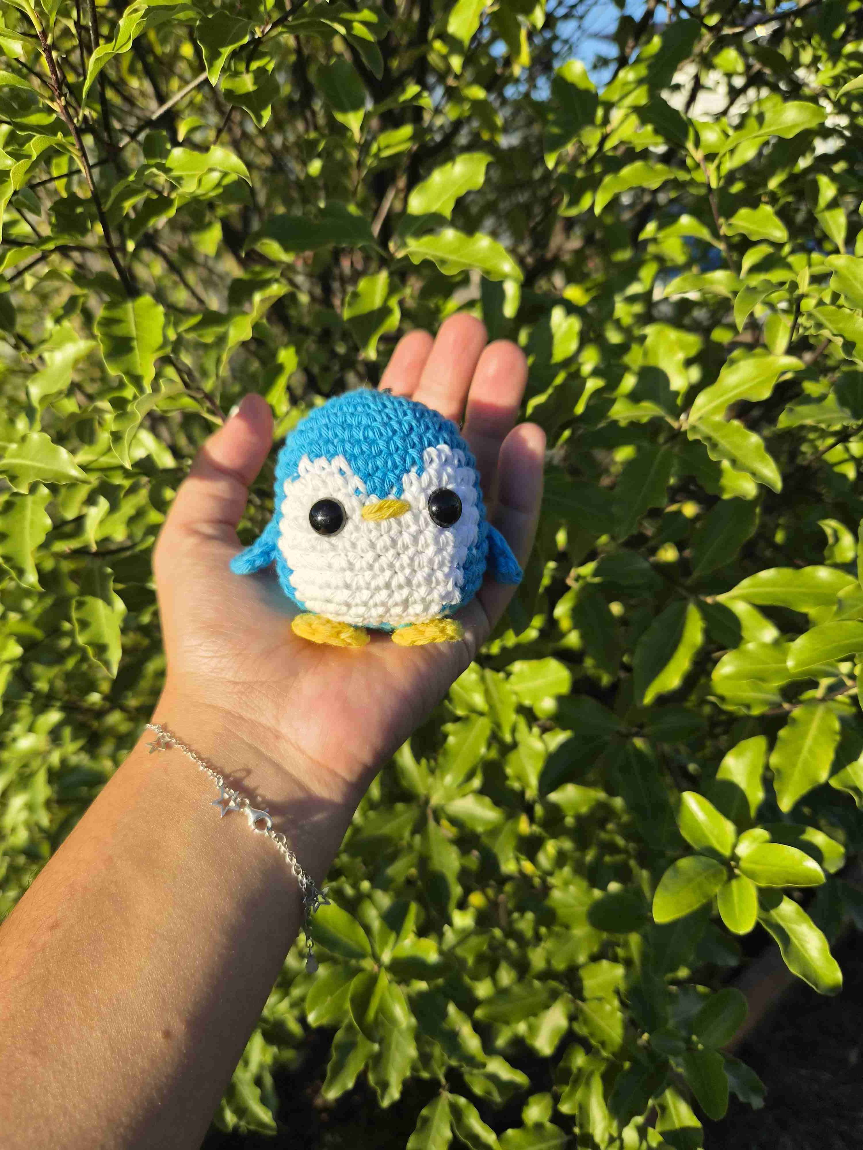 Llavero de amigurumi pingüinos - miniatura 3