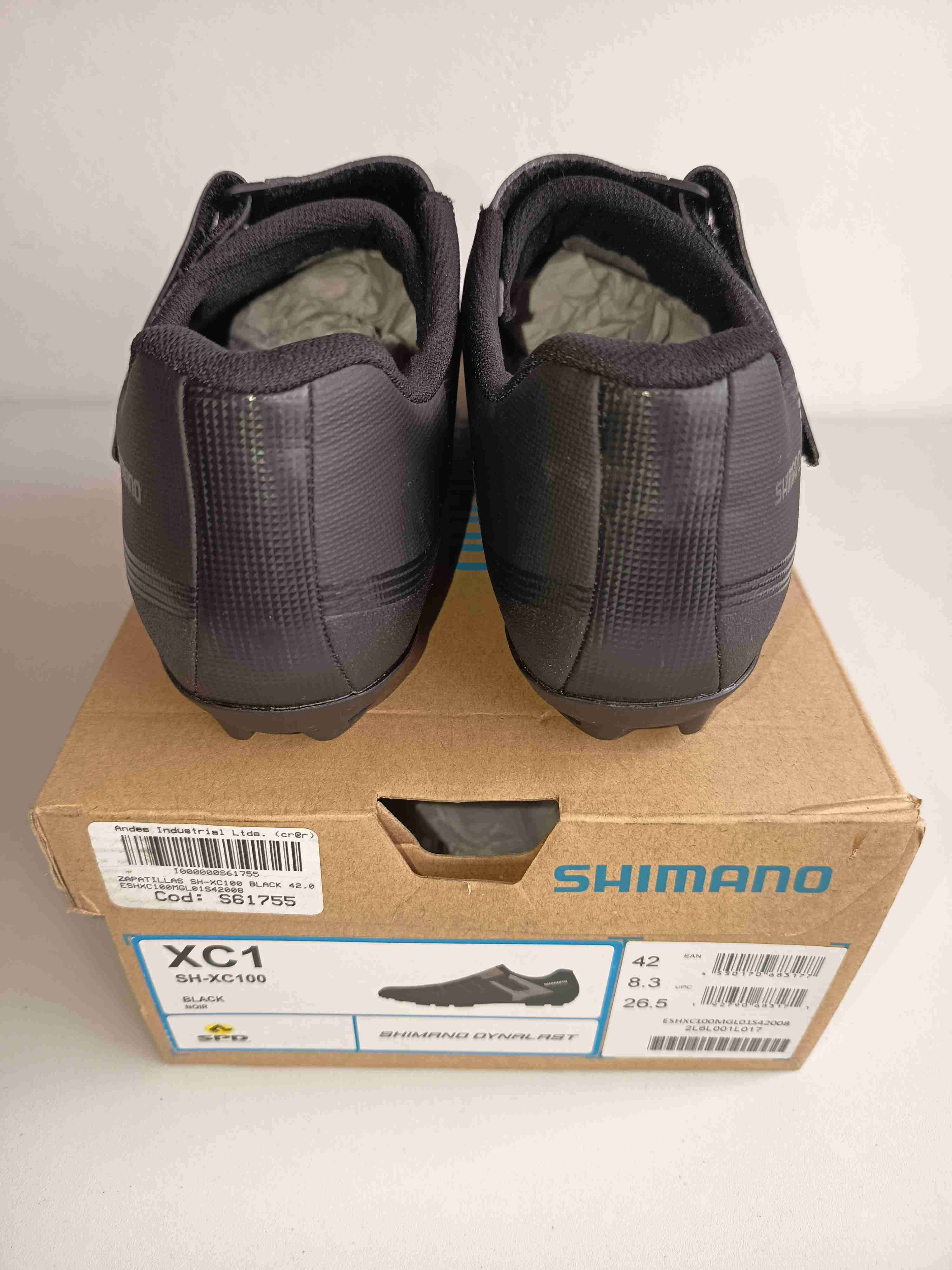 Zapatillas ciclismo Shimano negras - miniatura 5
