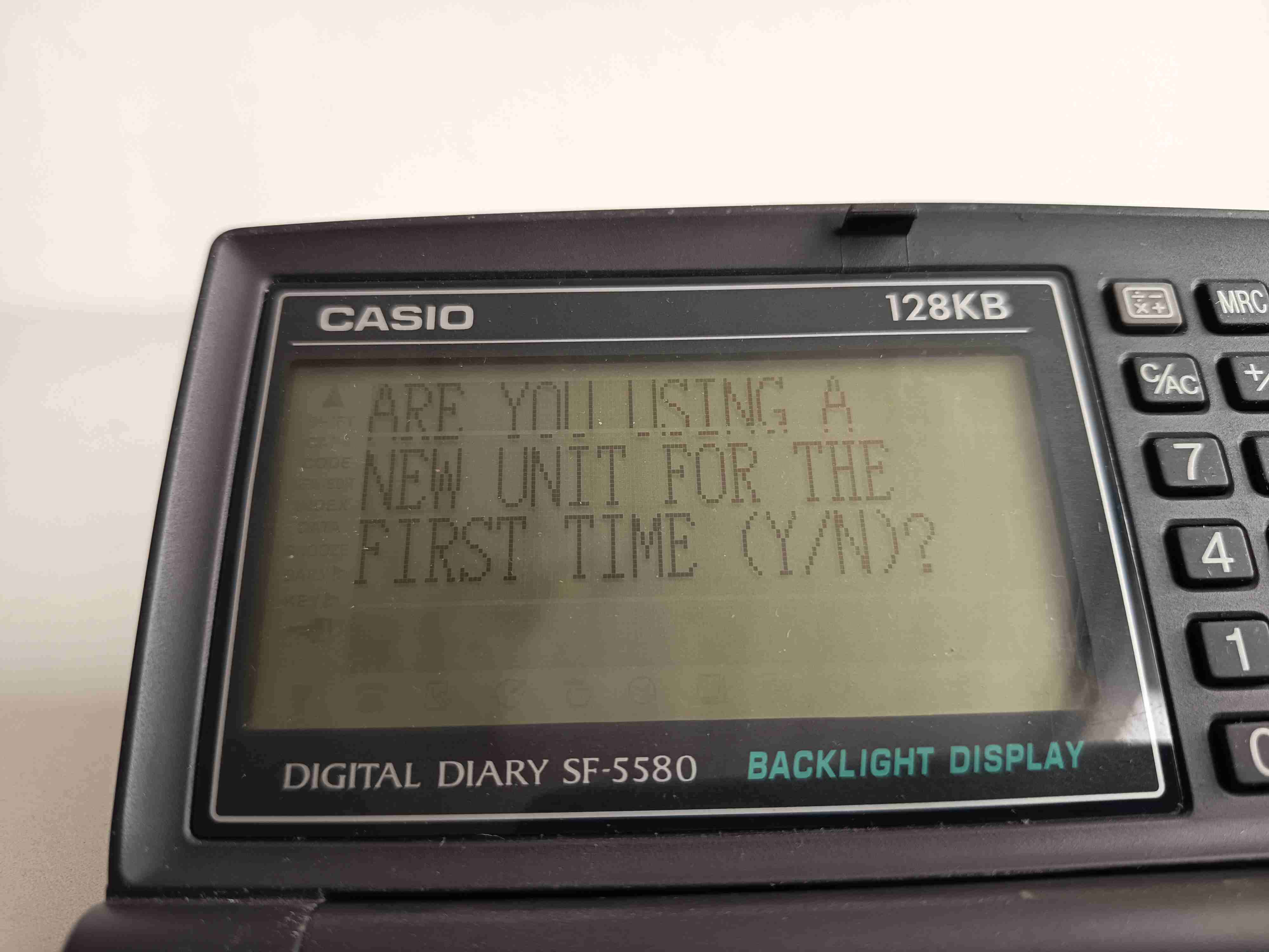 Agenda electrónica Casio 128KB - miniatura 3
