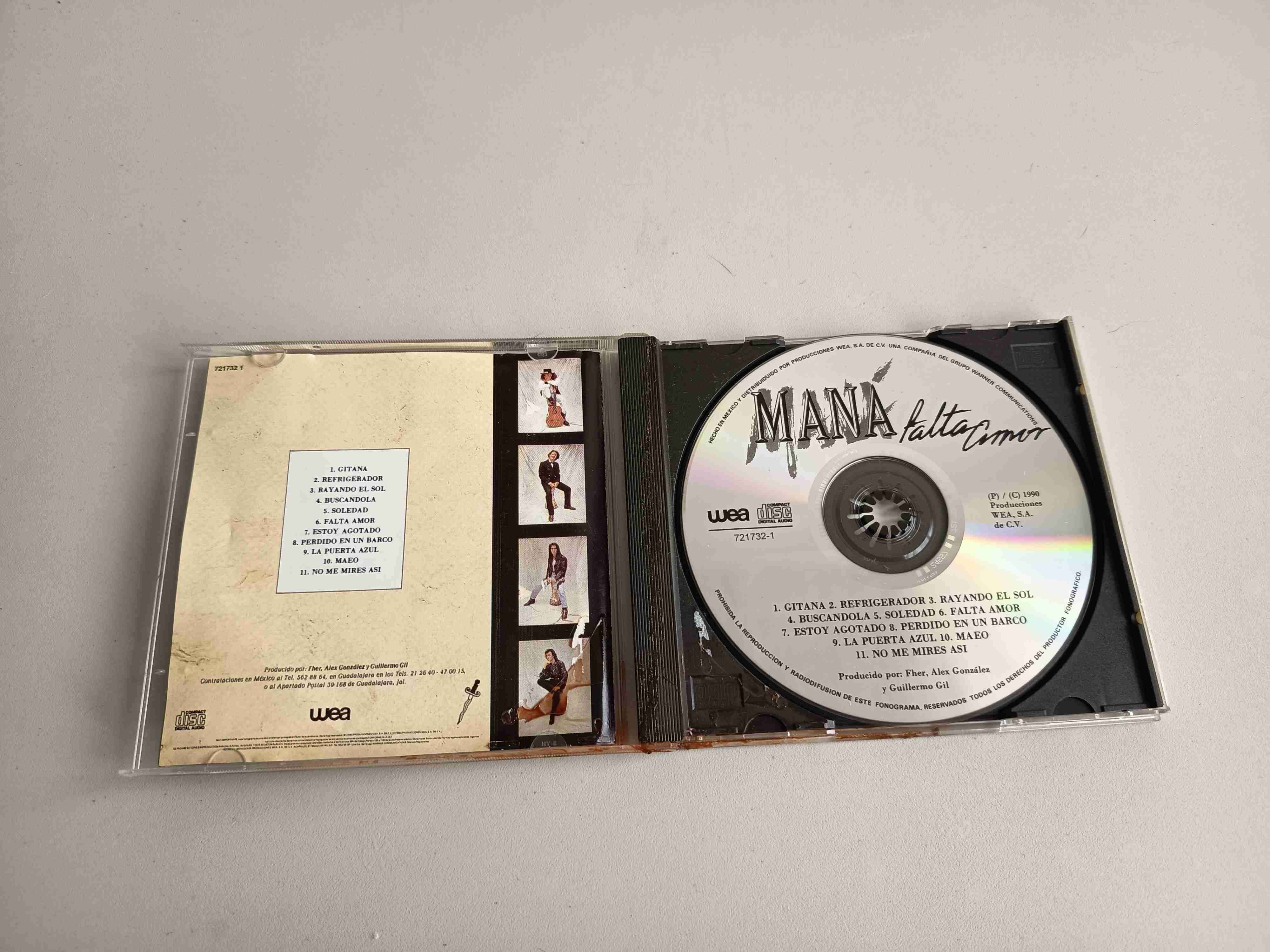Segundo disco de Maná 1990 impecable - miniatura 2