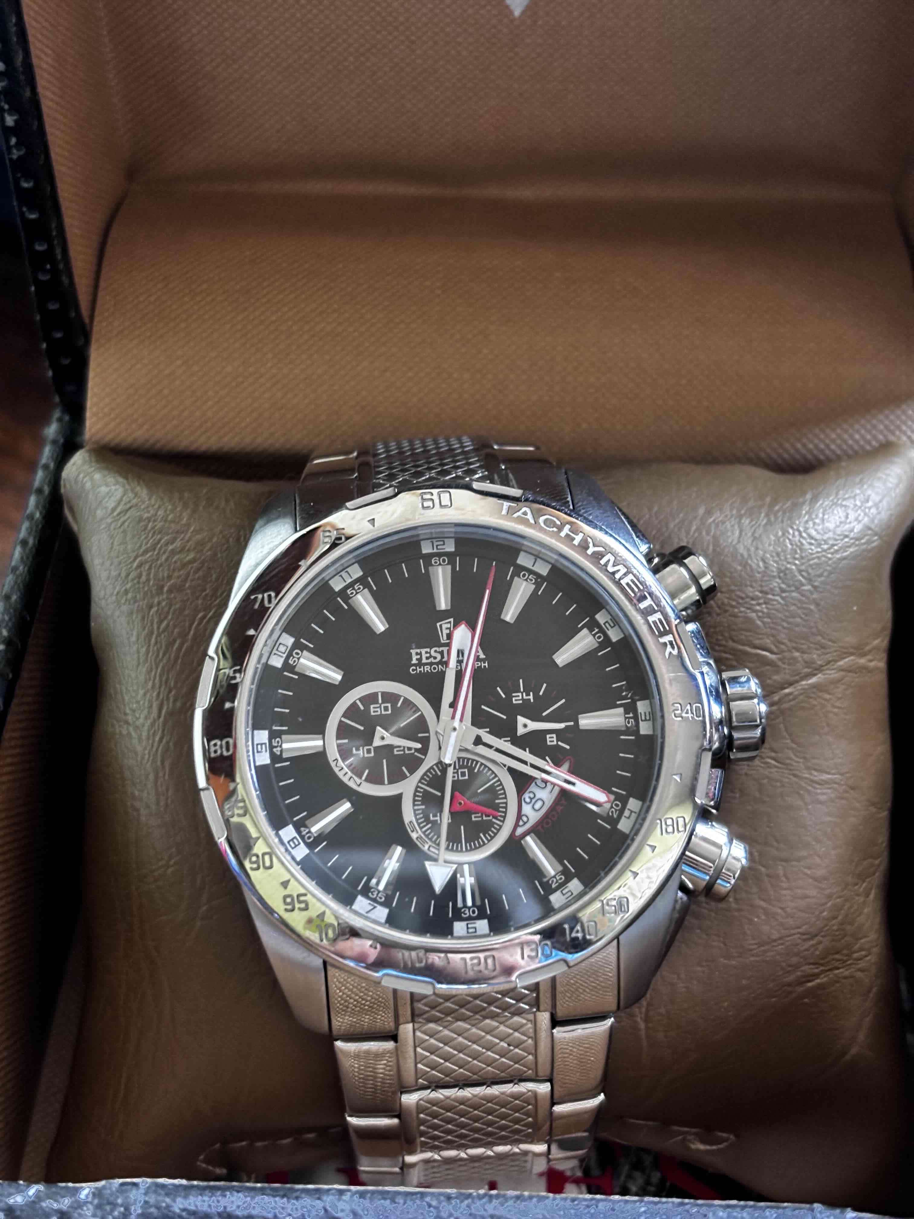 Reloj Festina cronógrafo plateado - miniatura 2