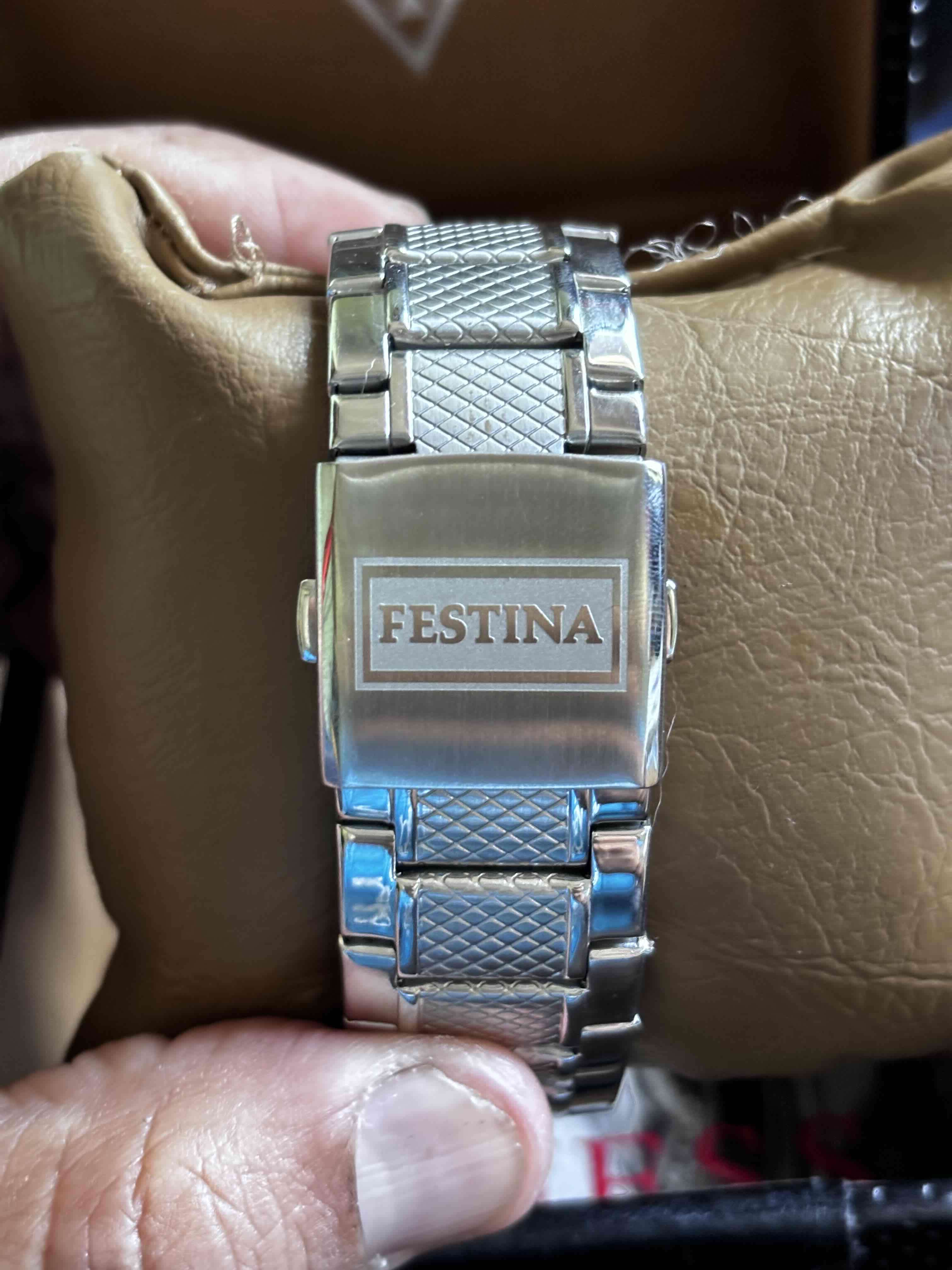 Reloj Festina cronógrafo plateado - miniatura 4