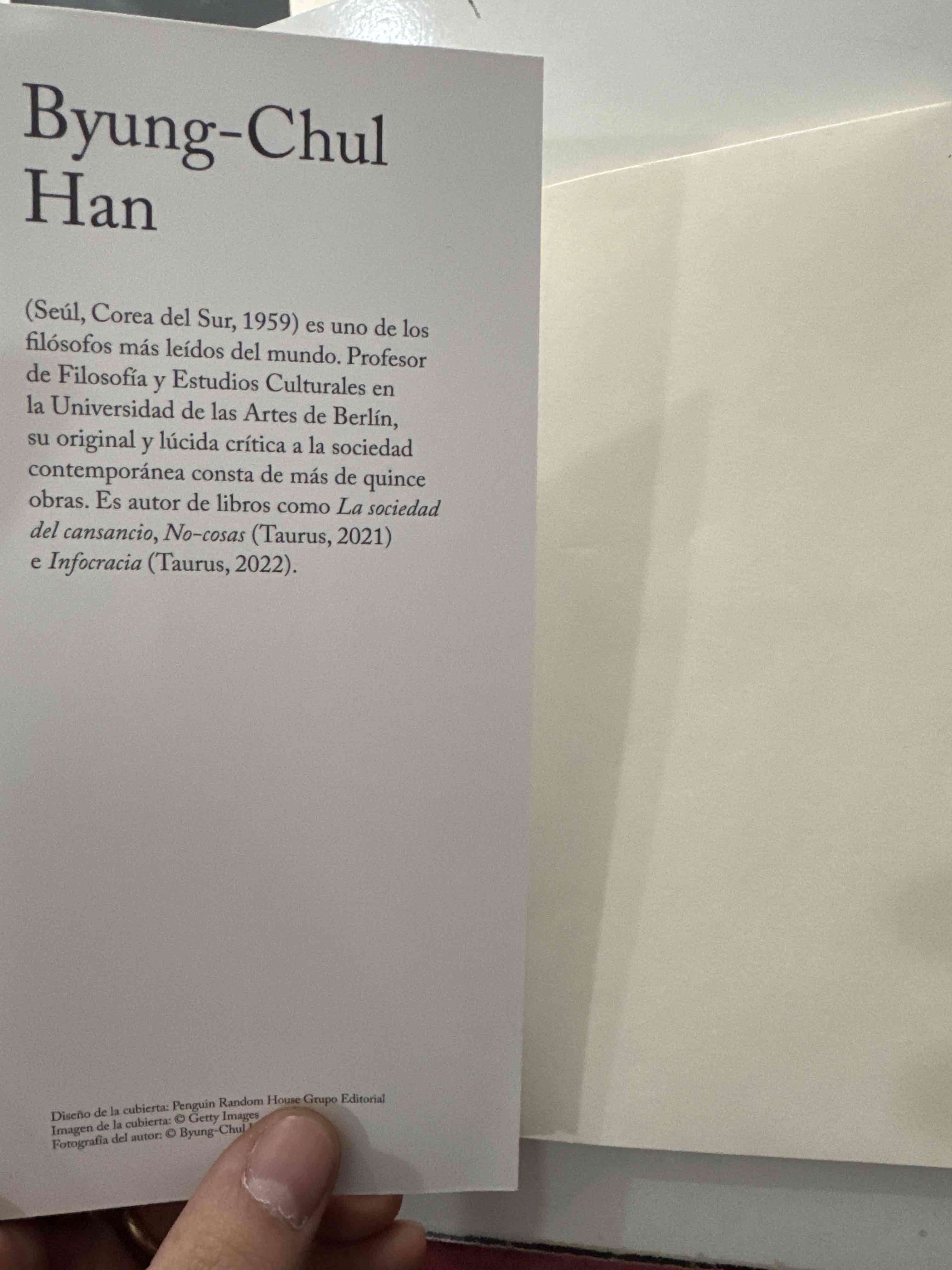 Libro Vida Contemplativa Byung-Chul Han - miniatura 2