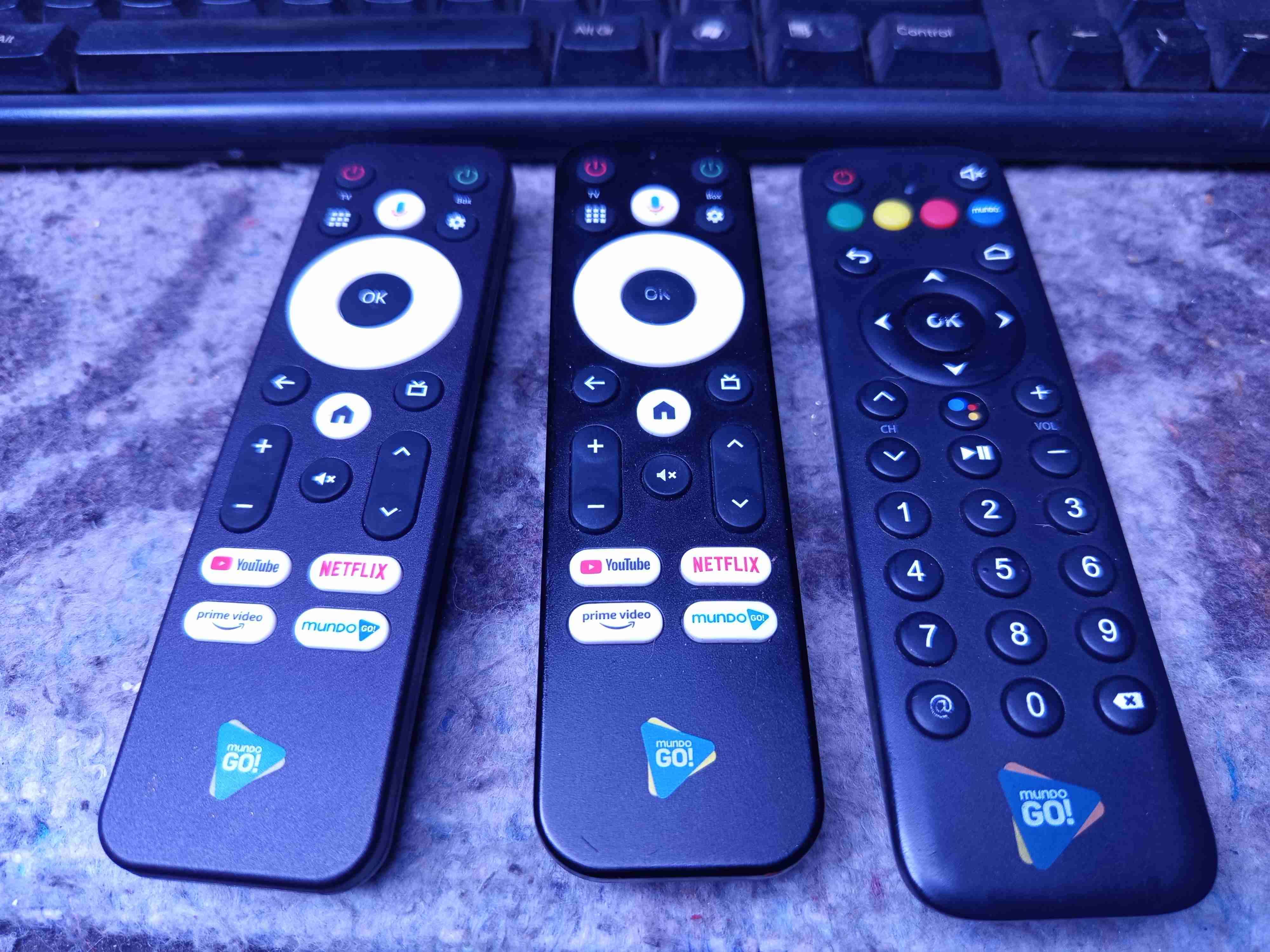 Controles remotos para TV Mundo GO