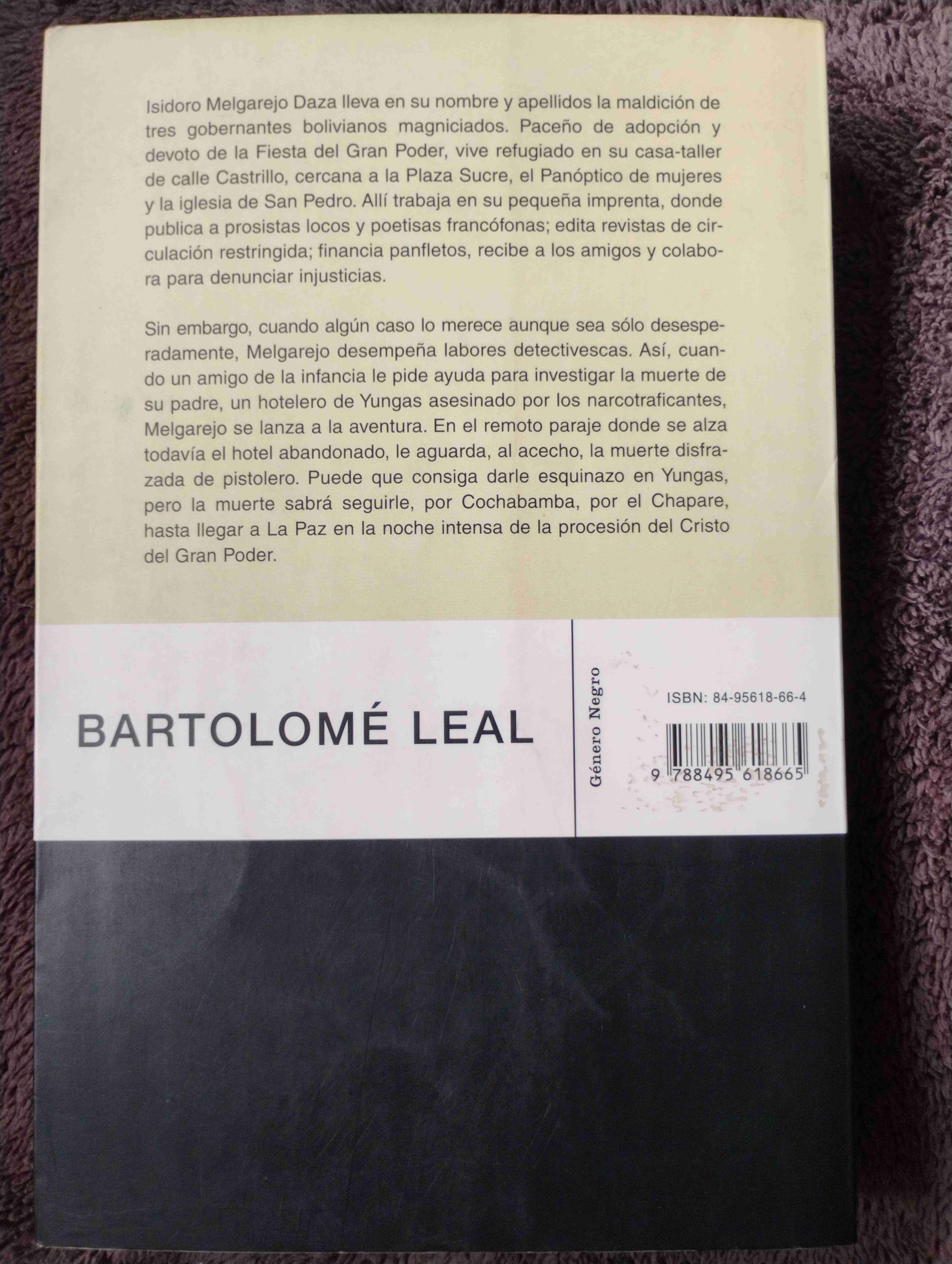 Libro 'Morir en la Paz' de Bartolomé Leal - miniatura 2