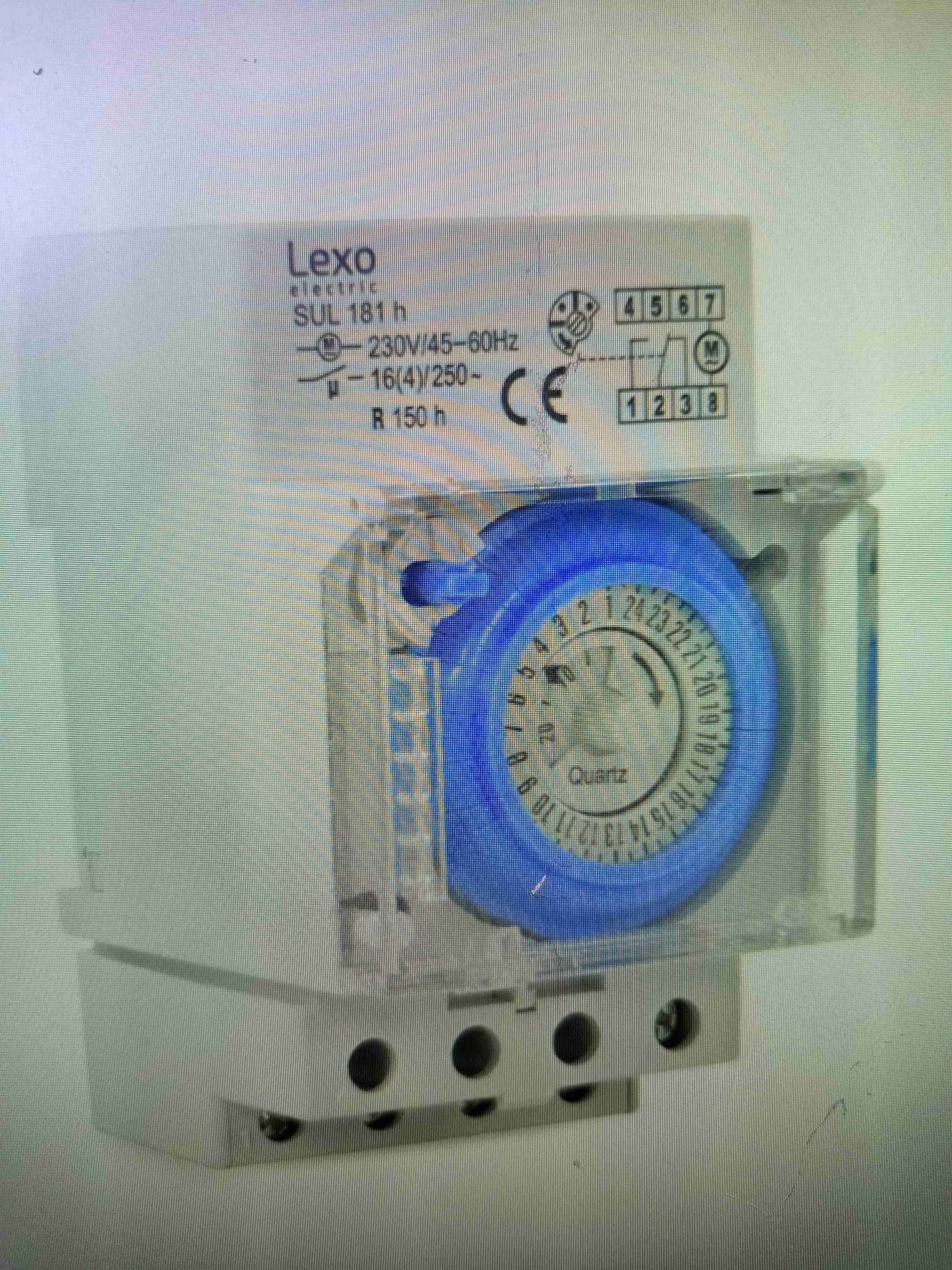 Temporizador eléctrico Lexo timer 24 hrs