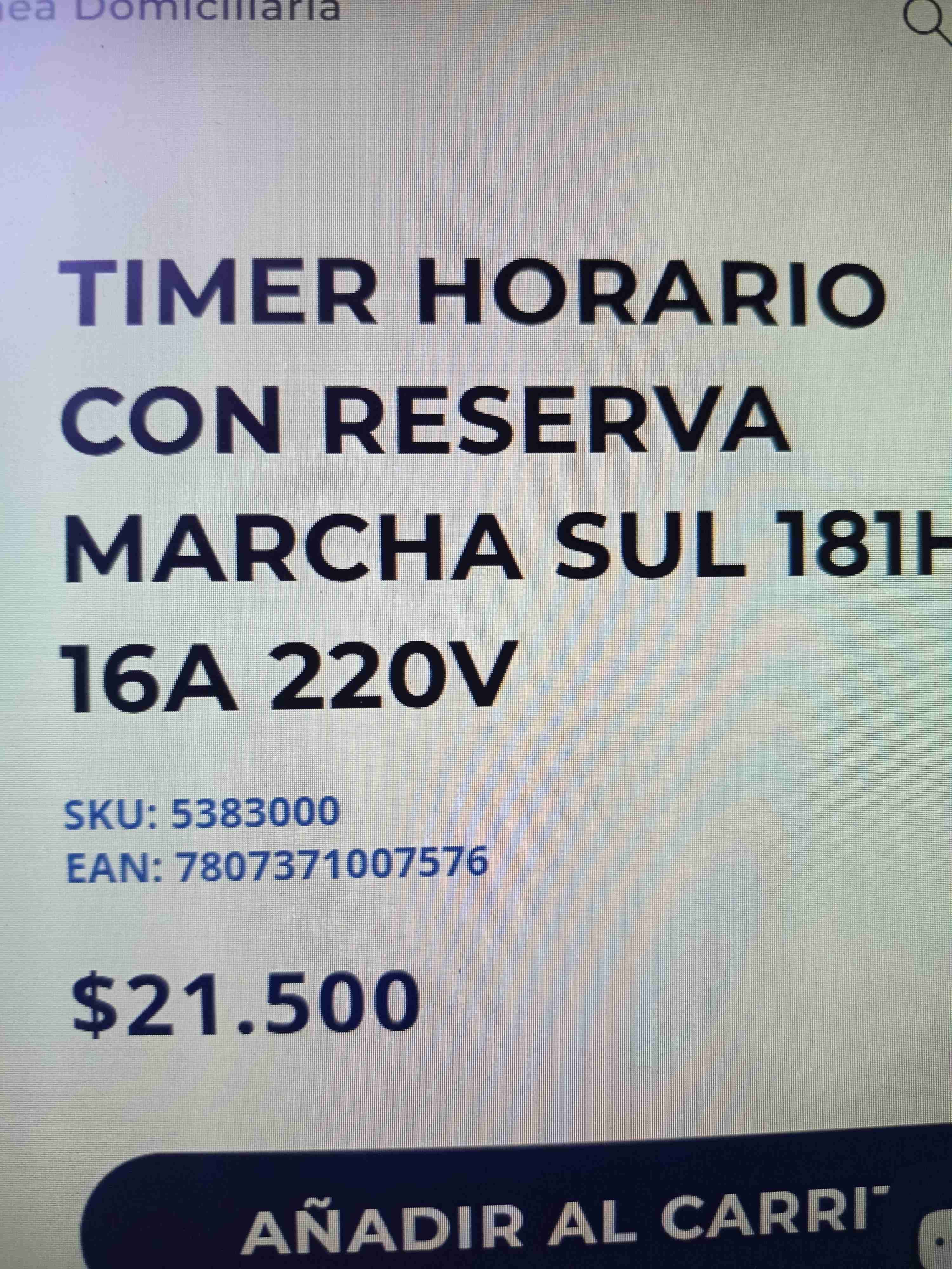 Temporizador eléctrico Lexo timer 24 hrs - 2