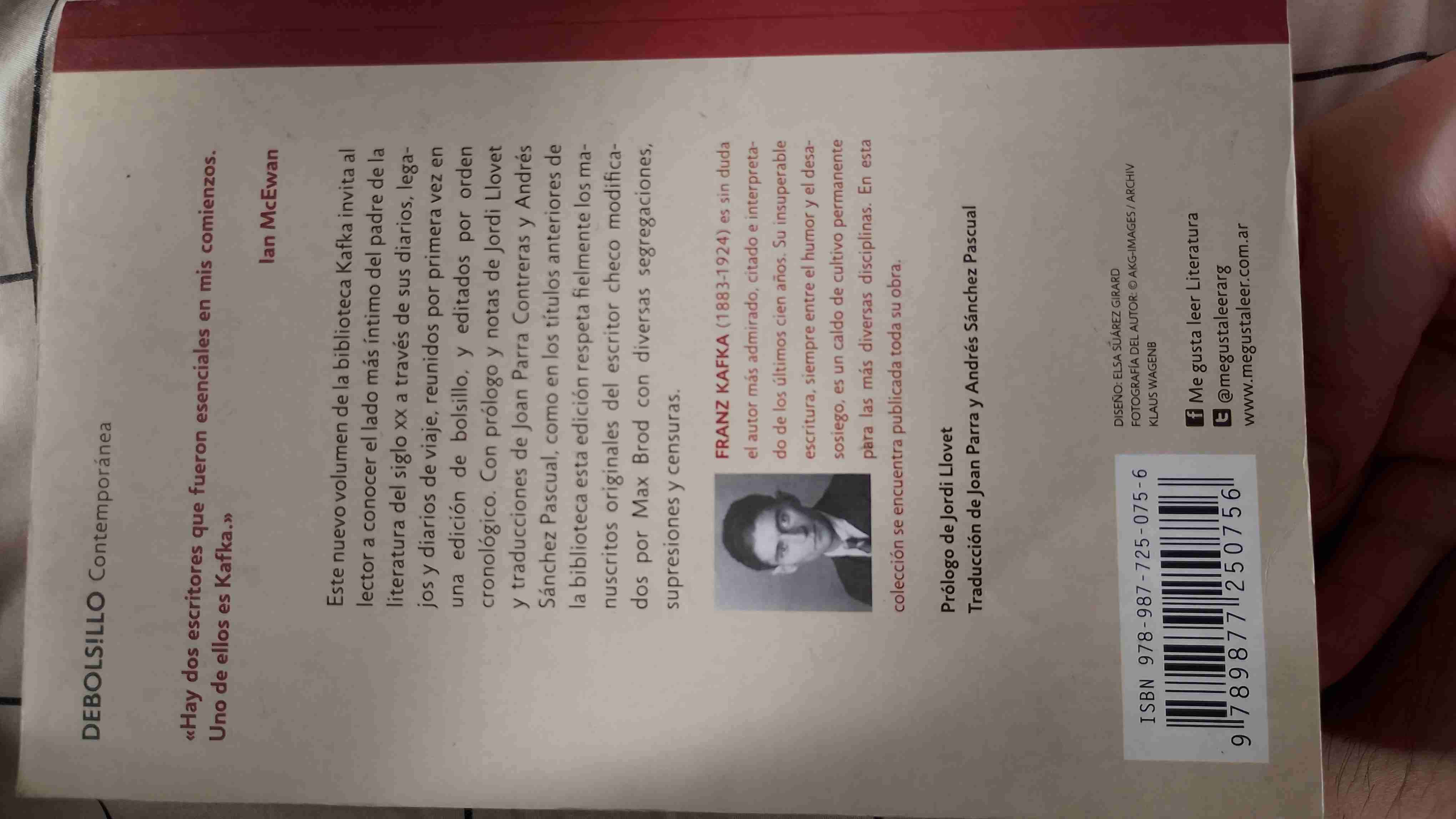 Libro 'Diarios' Franz Kafka - miniatura 2