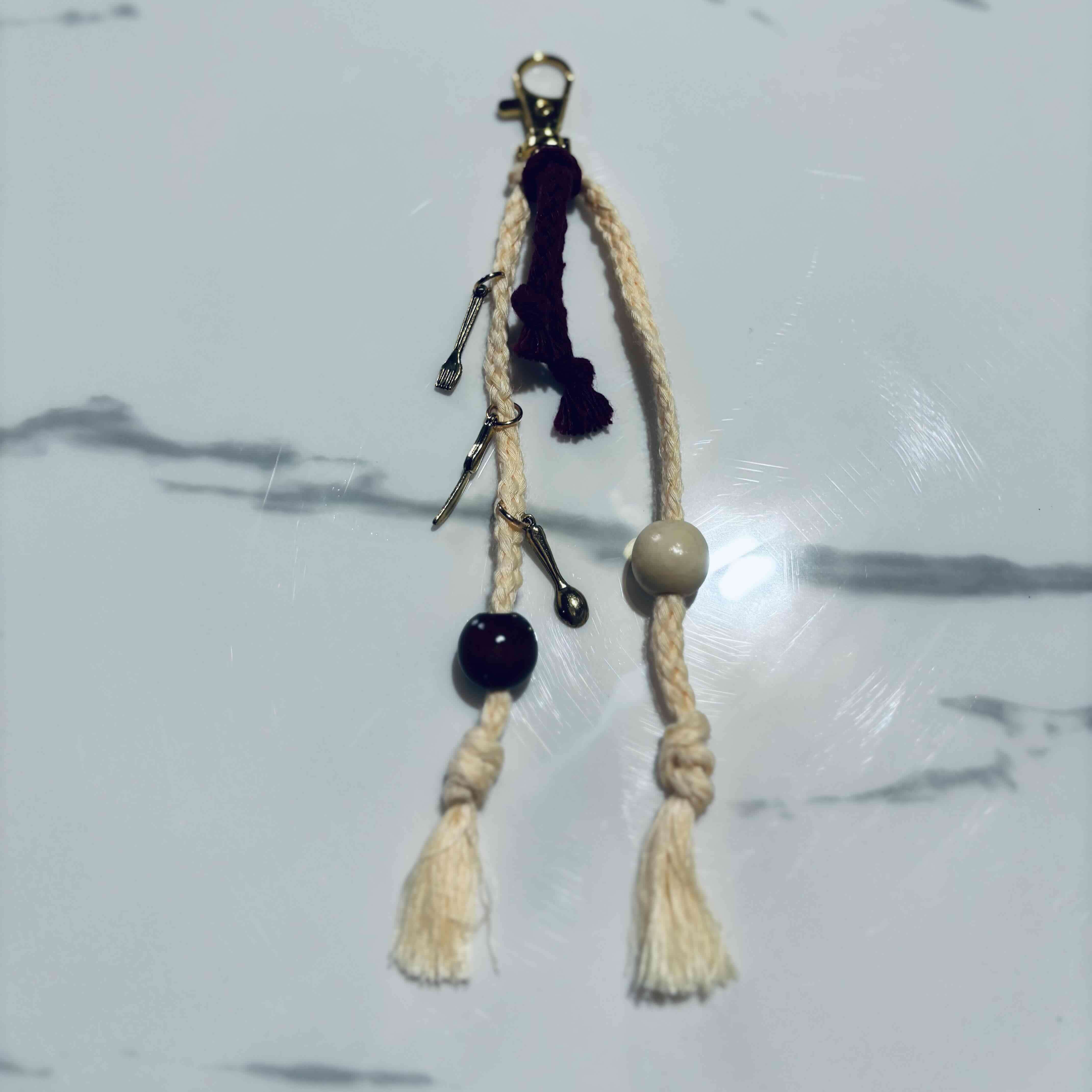 Llavero con abalorios coloridos - miniatura 4