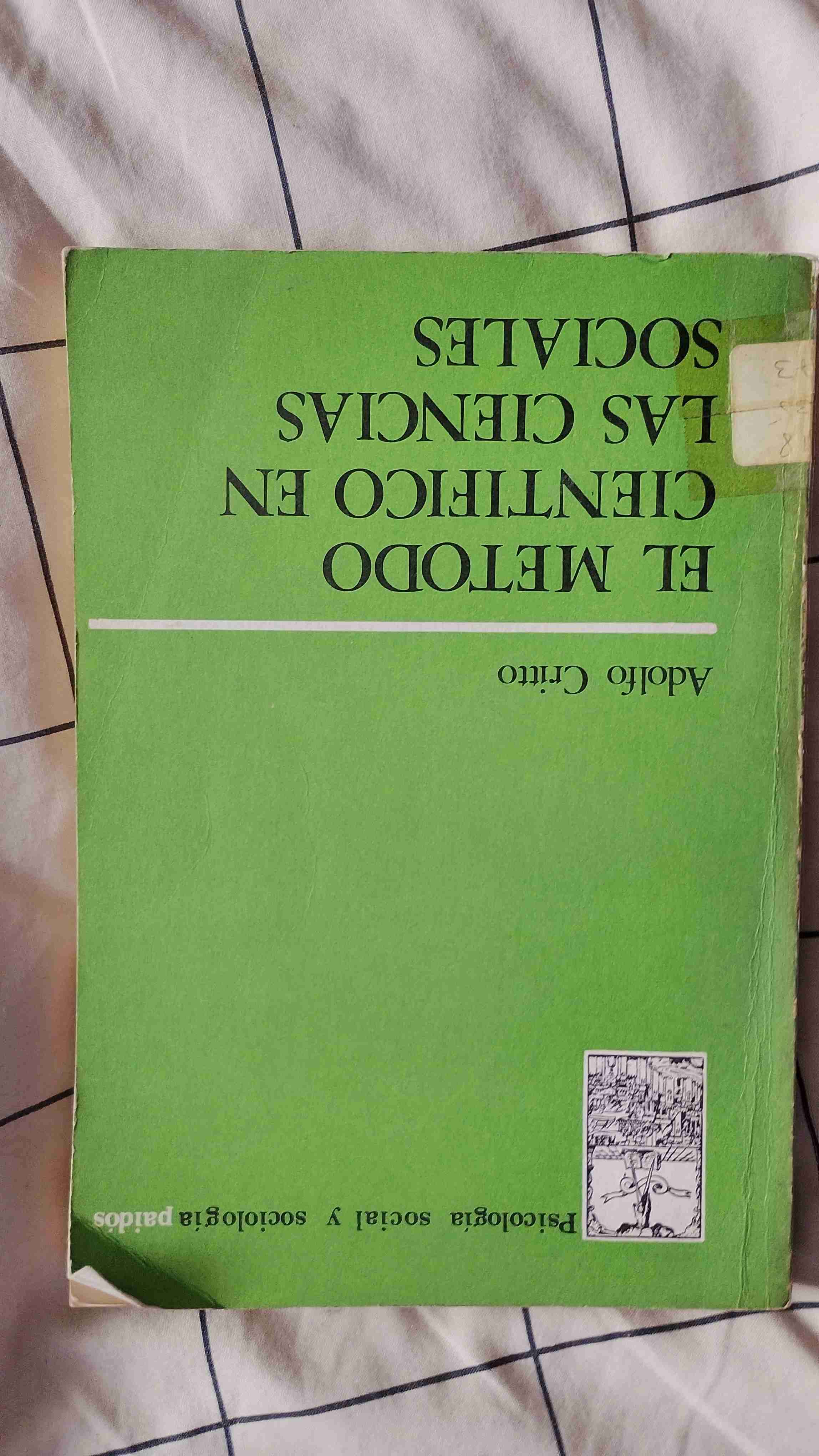 Libro 'El método en ciencias sociales'
