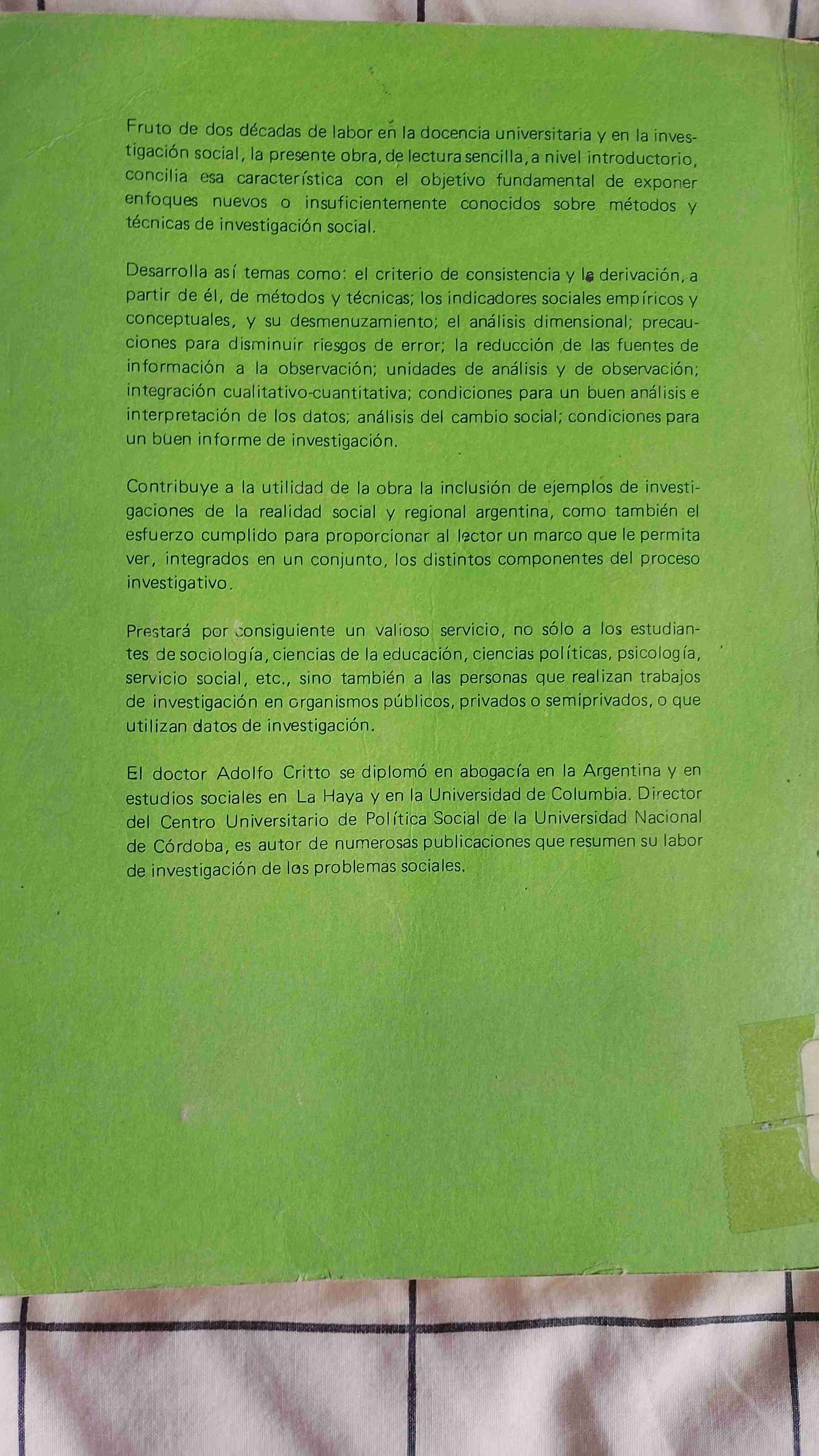 Libro 'El método en ciencias sociales' - miniatura 2