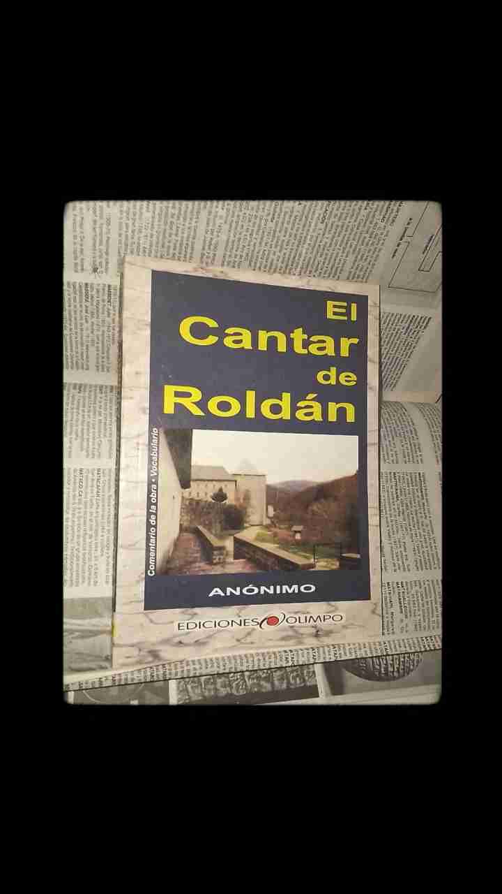 Libro El Cantar de Roldán