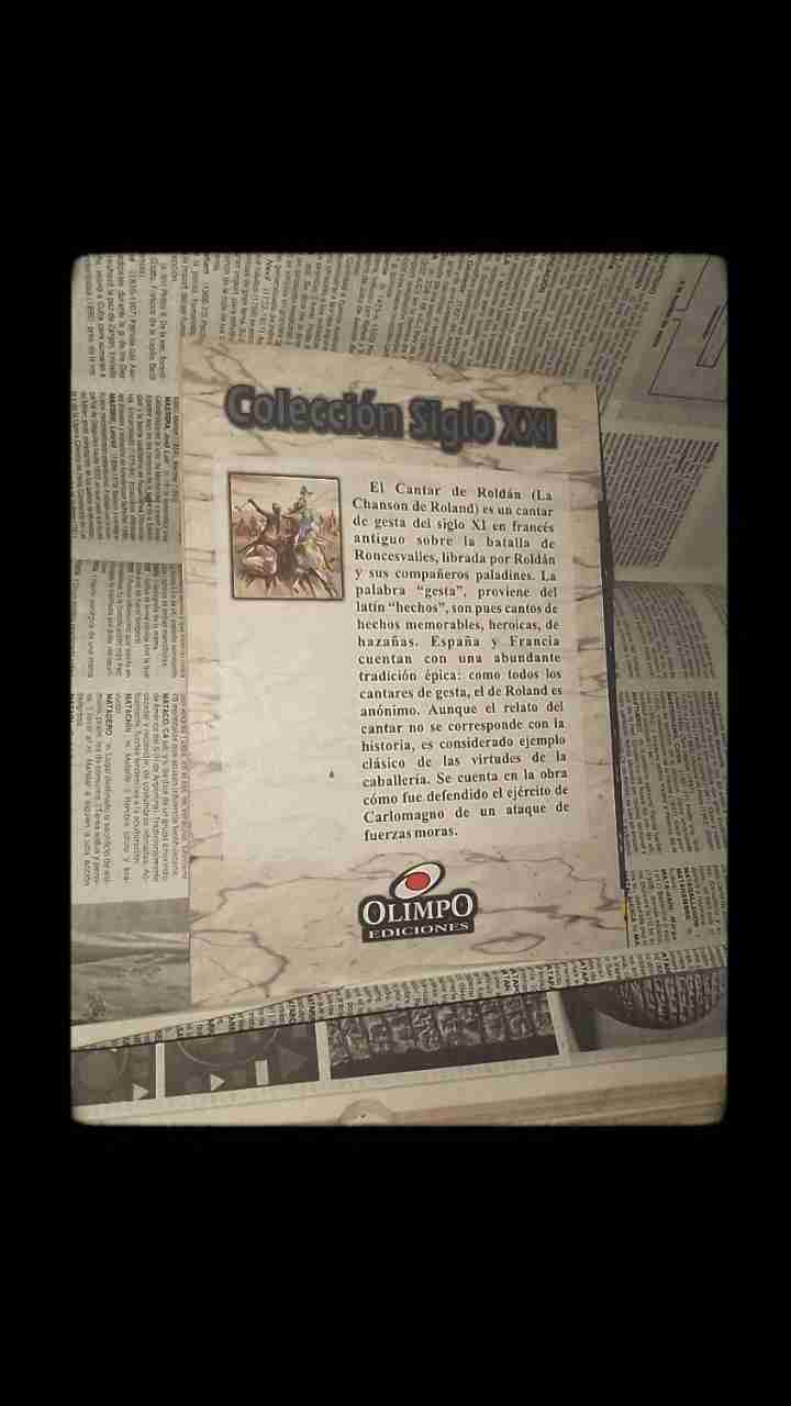 Libro El Cantar de Roldán - miniatura 2