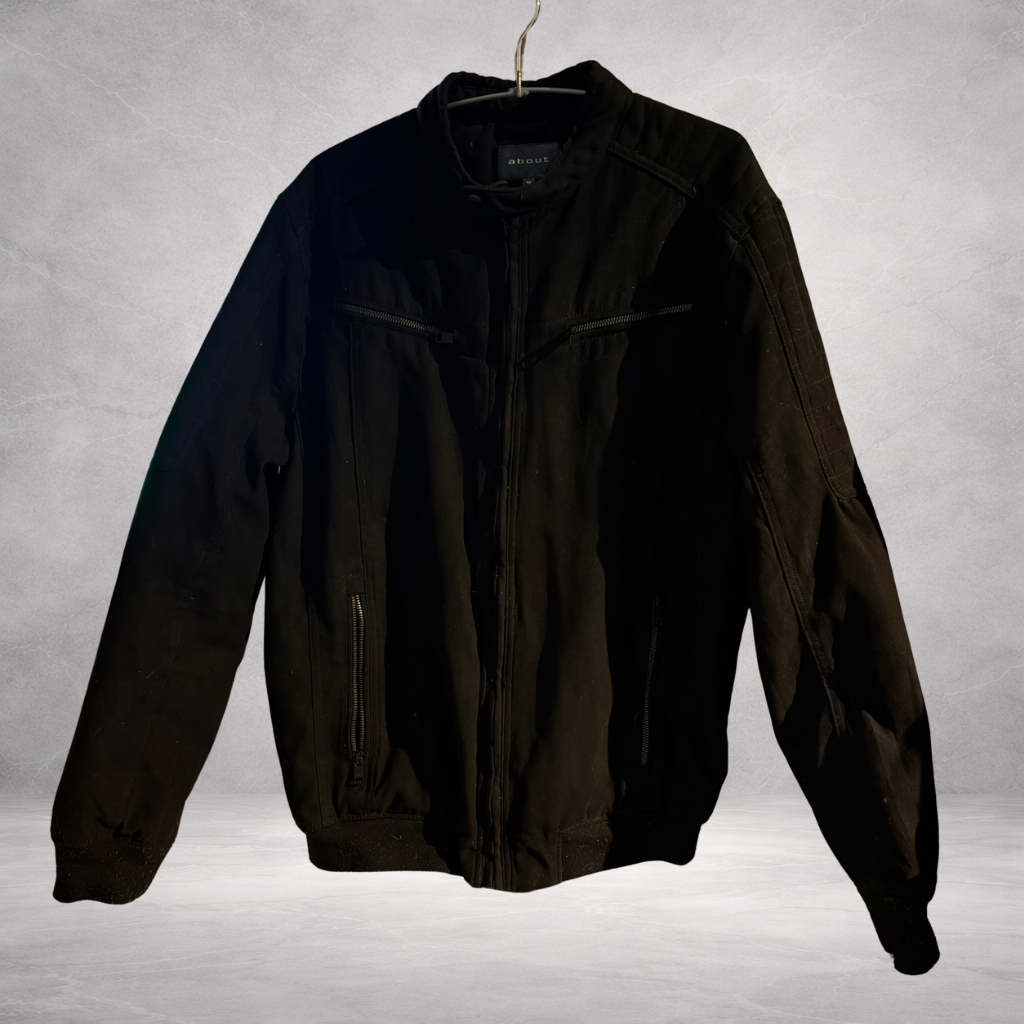 Chaqueta negra para hombre