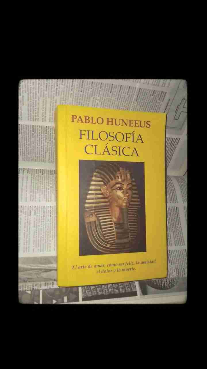 Libro Filosofía Clásica de Pablo Huneeus