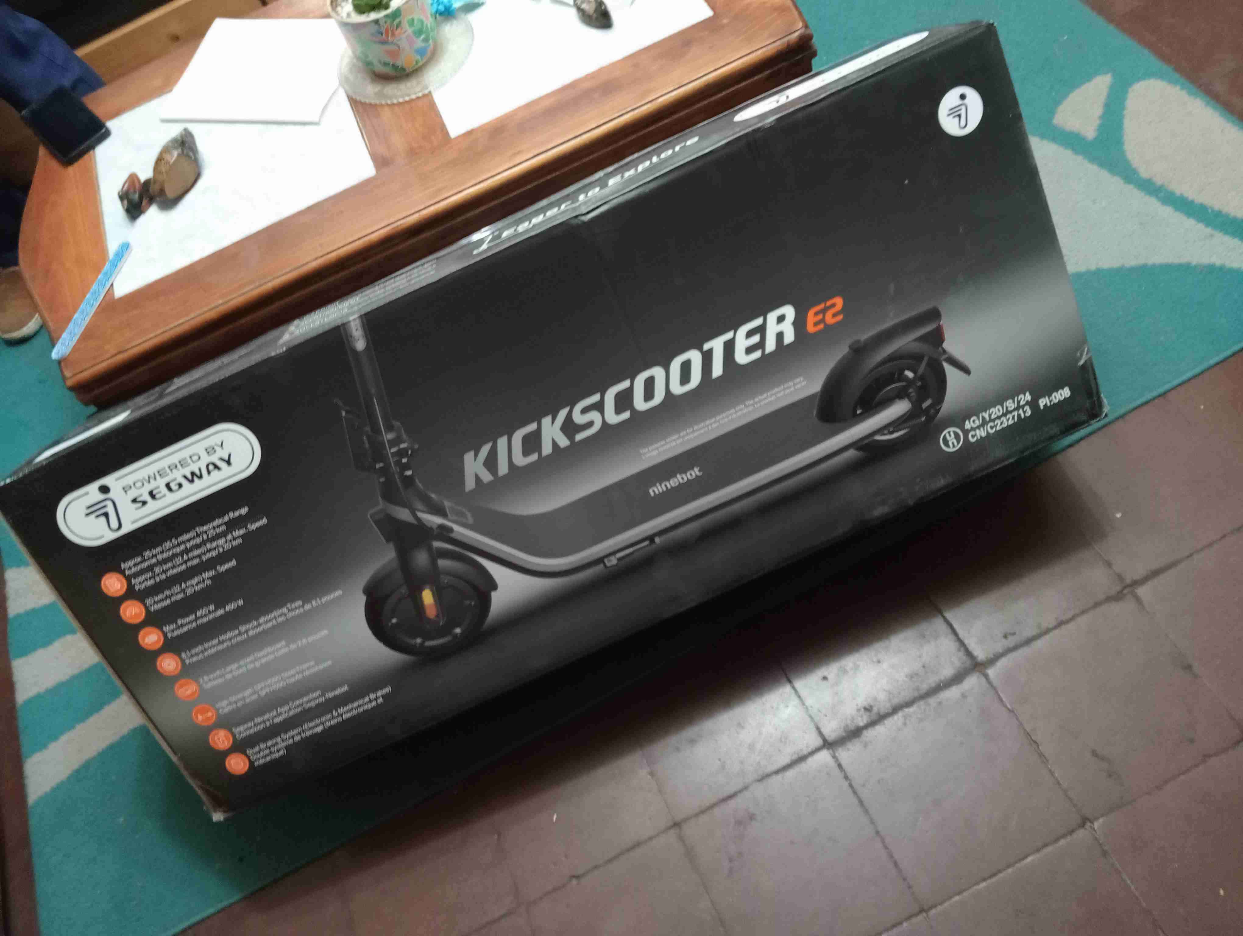 Scooter eléctrico Ninebot E2 - miniatura 2