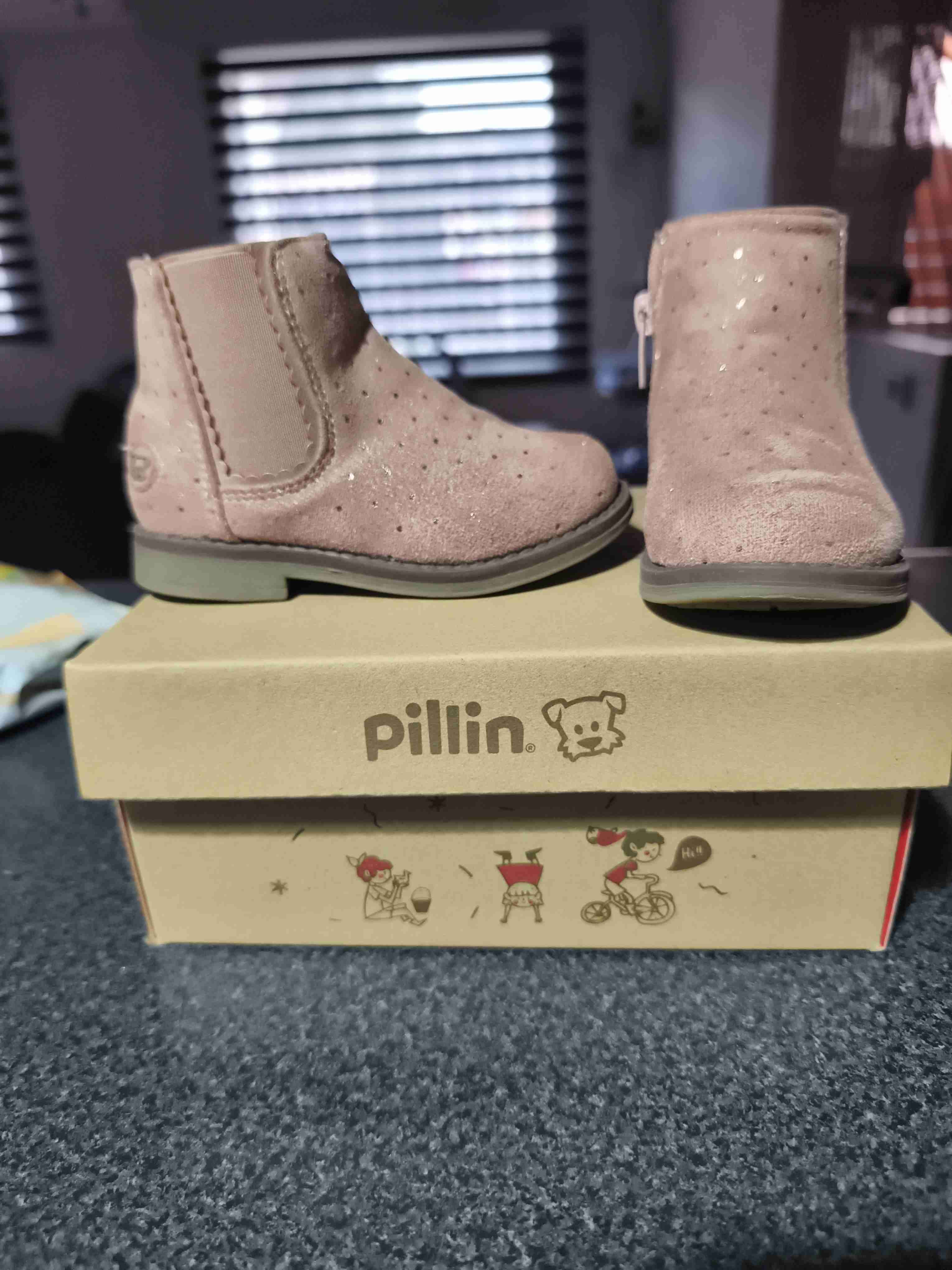 Botines beige para bebé Pillin - miniatura 2