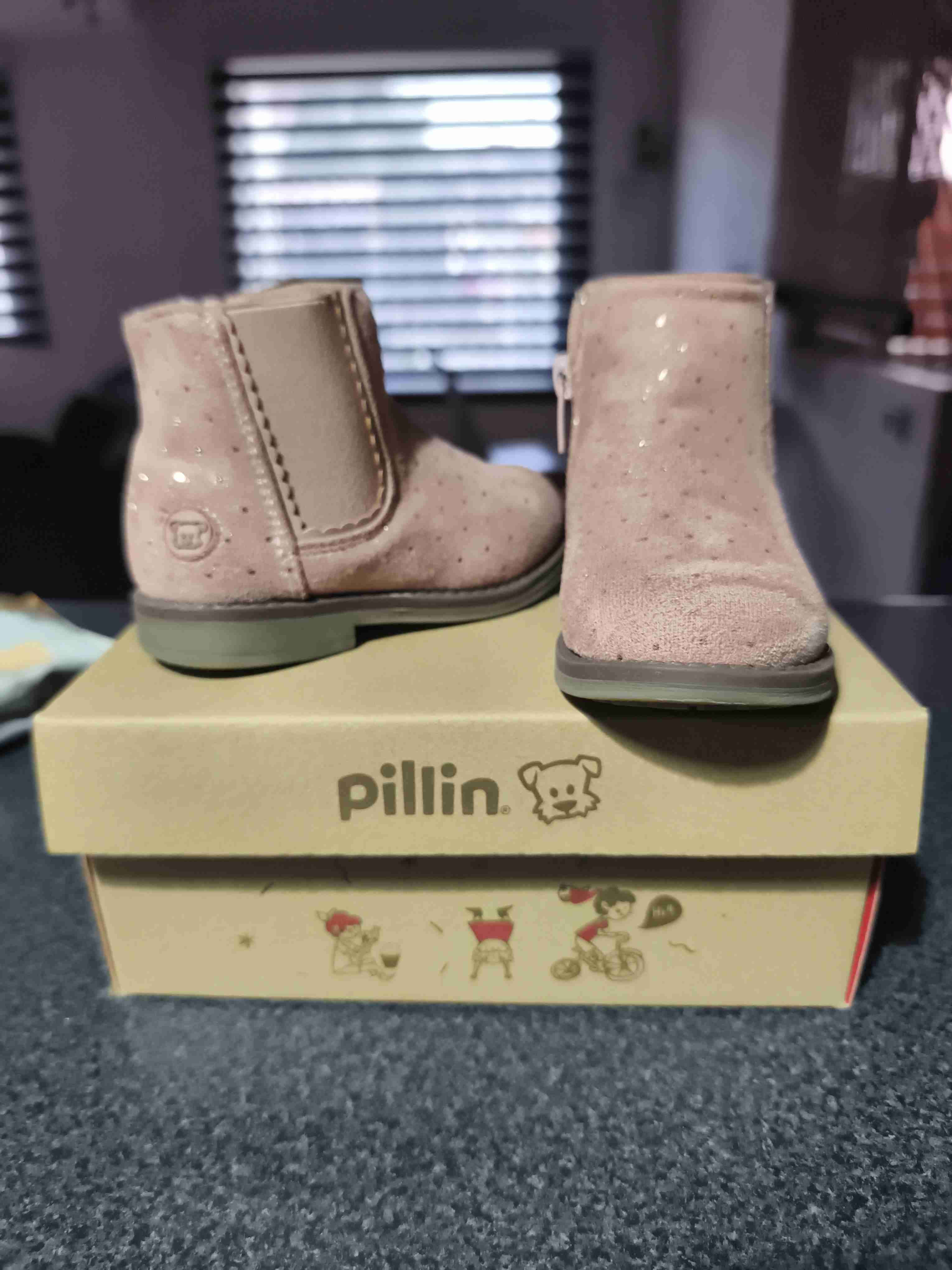 Botines beige para bebé Pillin - miniatura 3