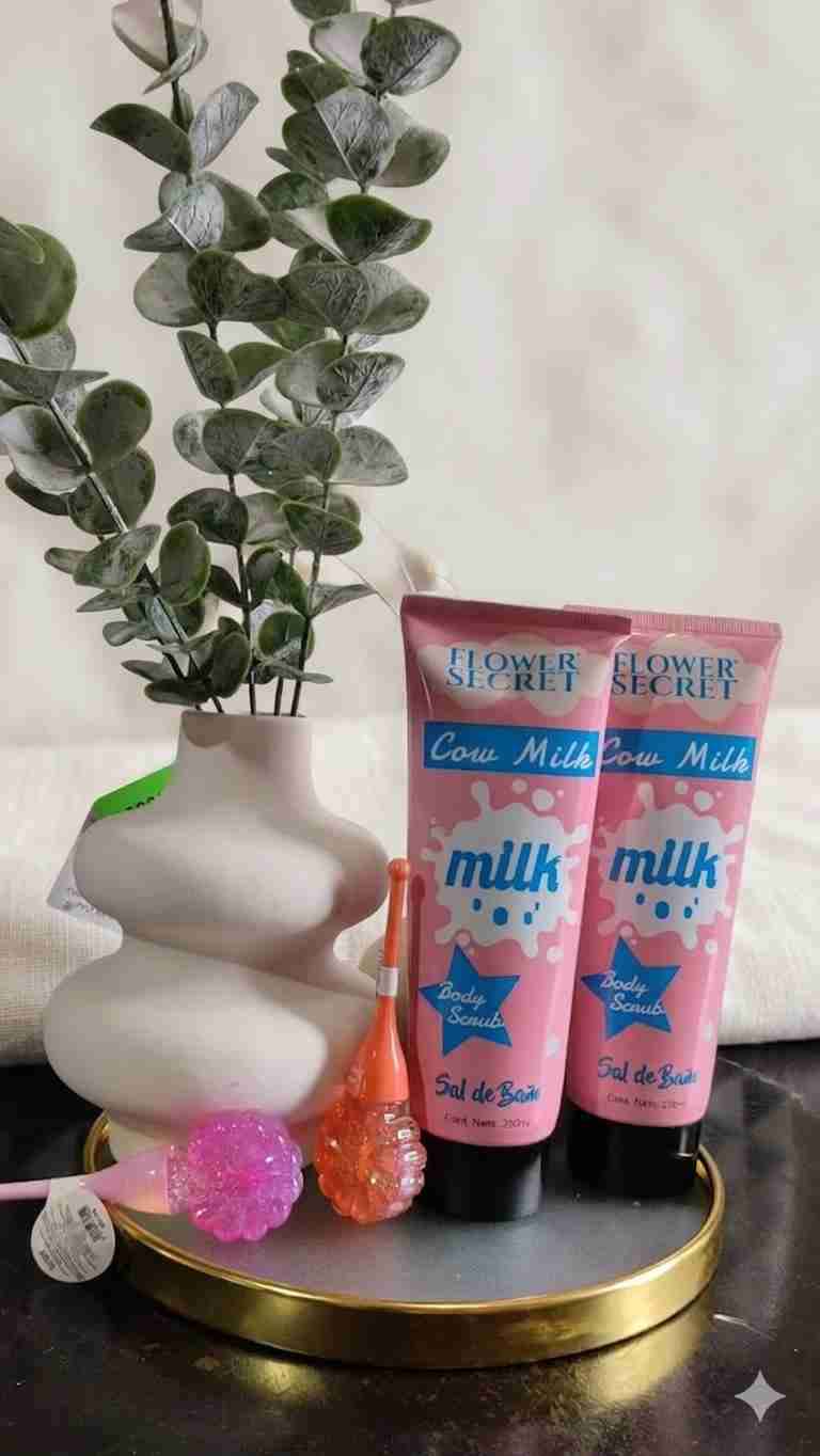 Exfoliante corporal de leche