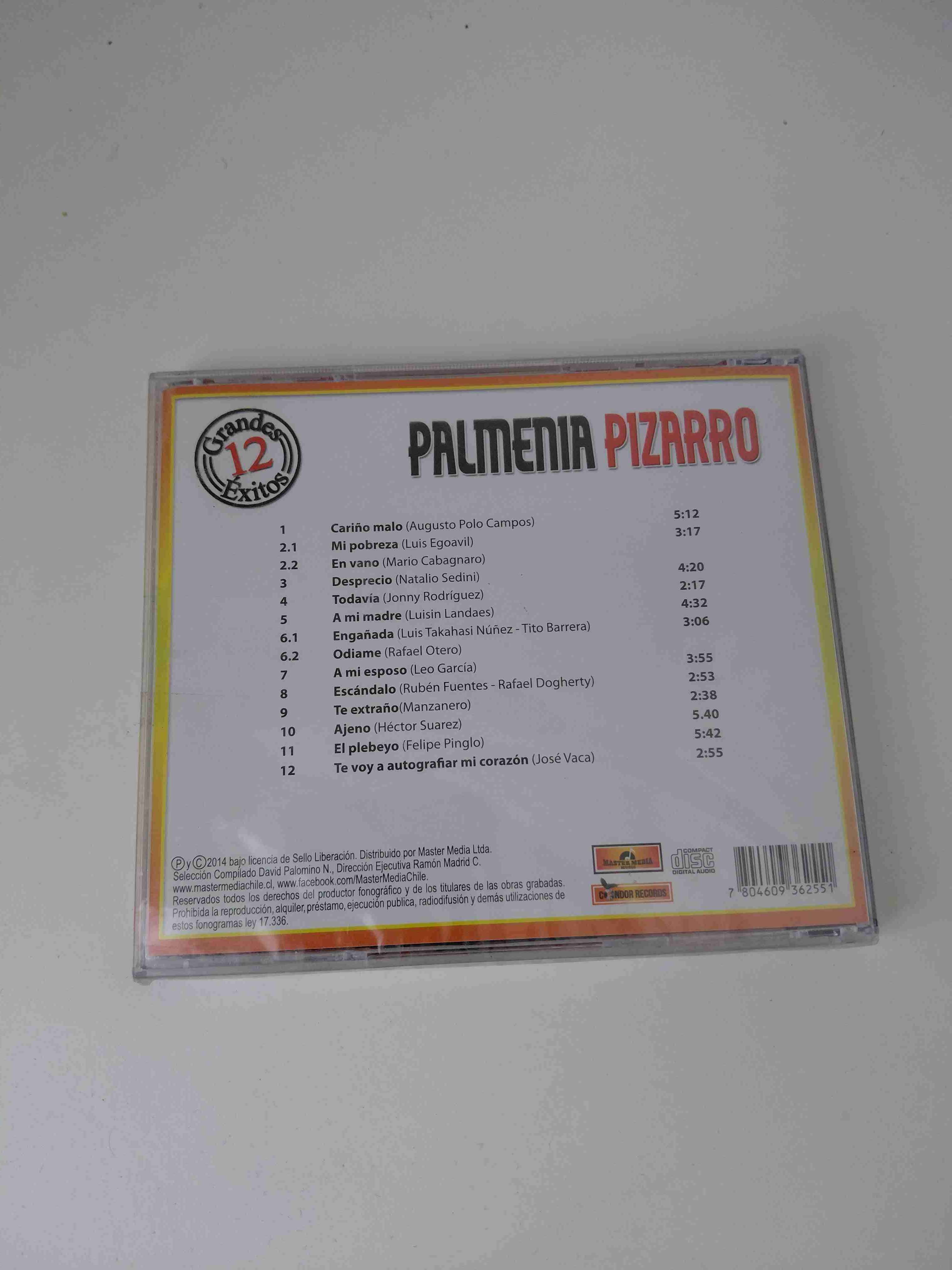 CD Palmenia Pizarro 12 Éxitos - miniatura 2