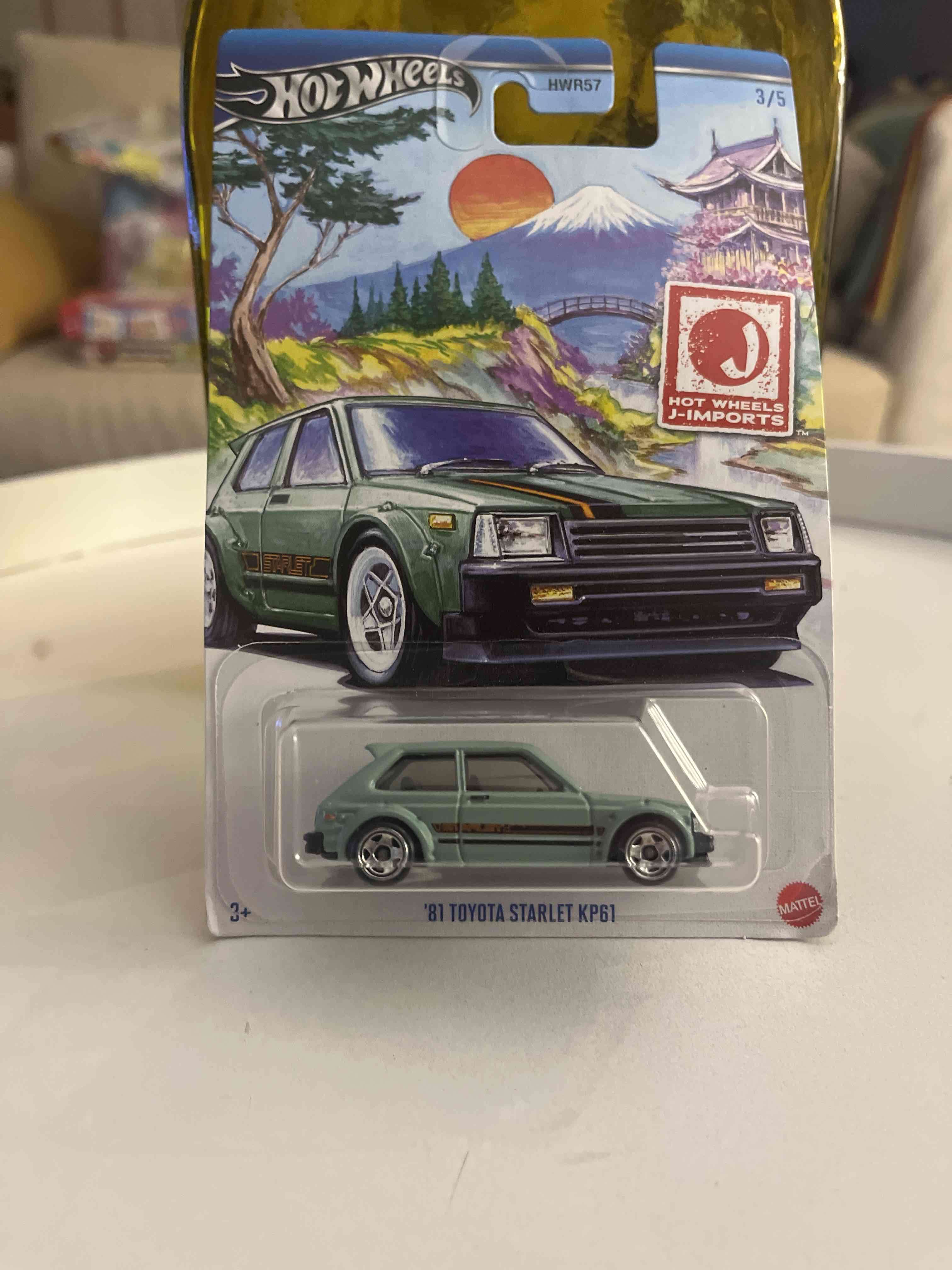 Hot Wheels Toyota Starlet 1981