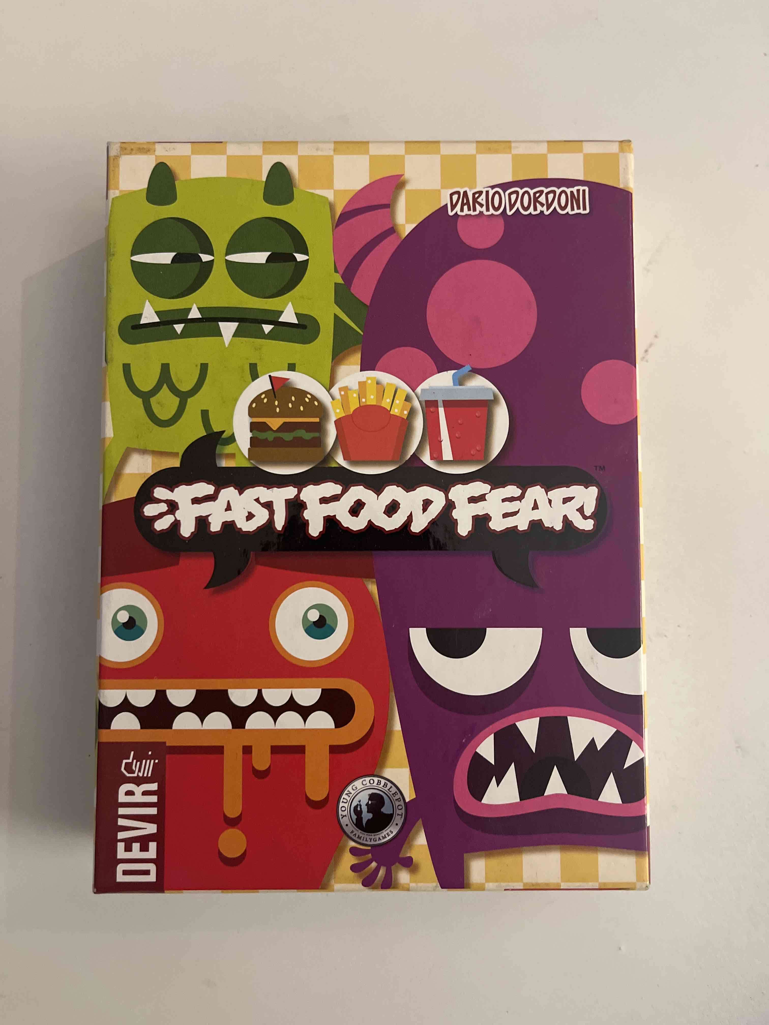 Juego de cartas Fast Food Fear