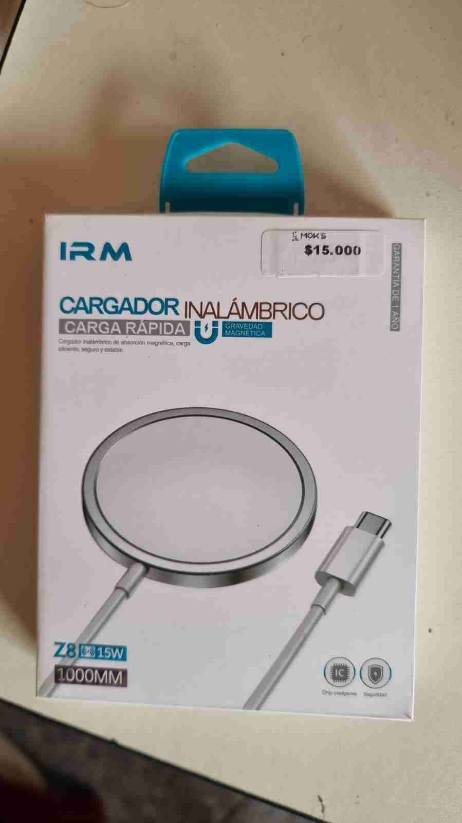 Cargador inalámbrico rápido IRM