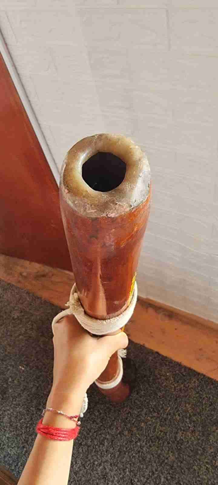 Instrumento musical ceremonial Didgiridoo