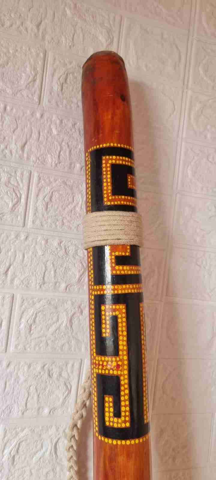 Instrumento musical ceremonial Didgiridoo - miniatura 5