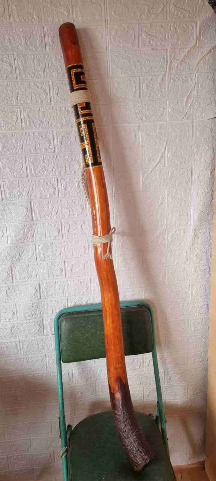 Instrumento musical ceremonial Didgiridoo - miniatura 6