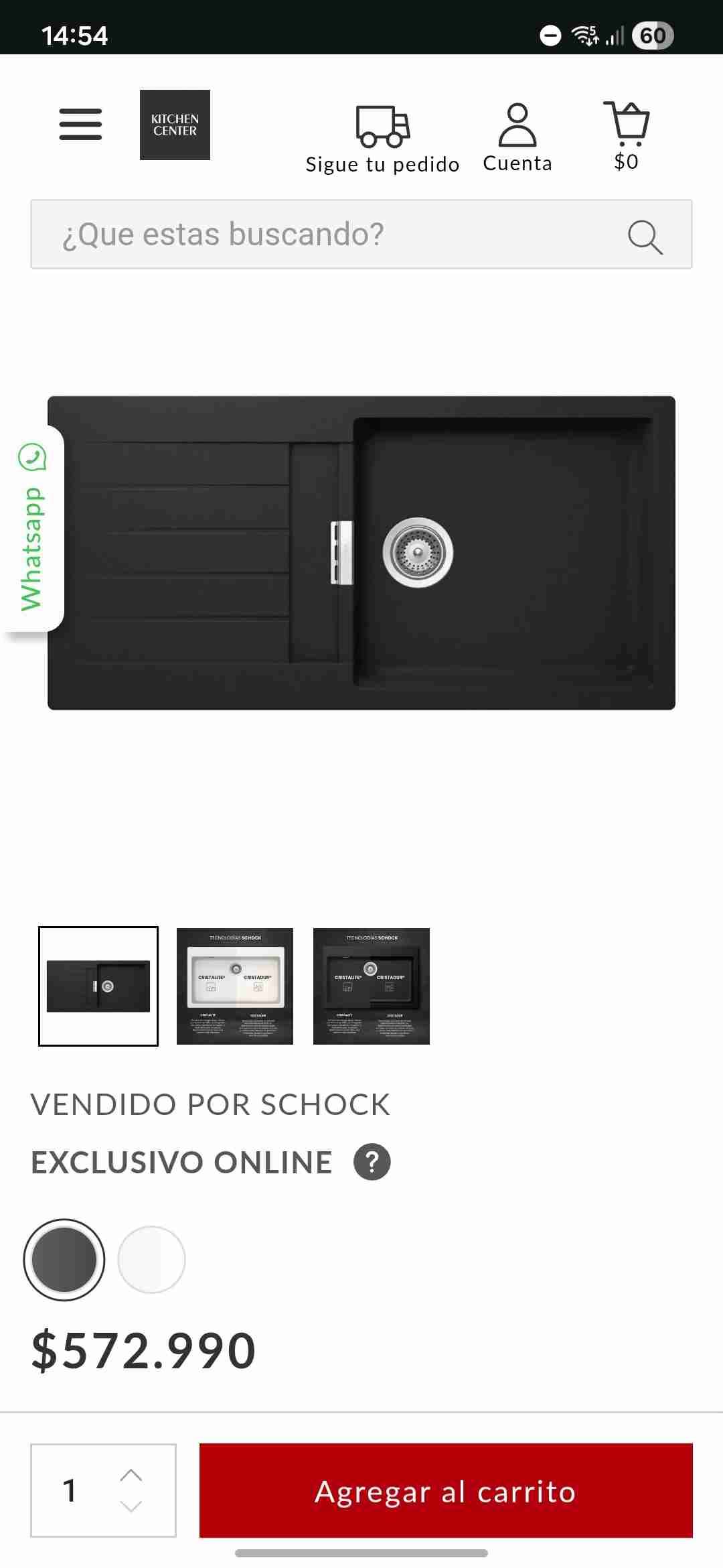 Lavaplatos de cocina negro Roca - miniatura 6