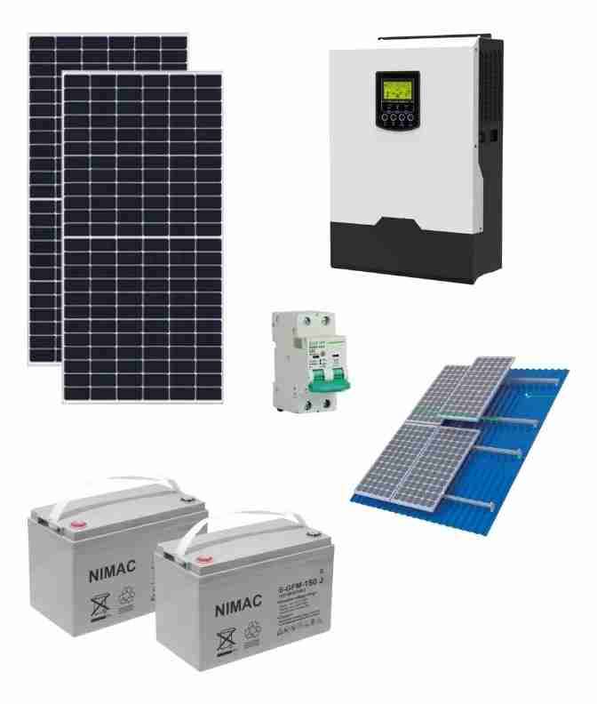 Kit solar completo con panel 560kw