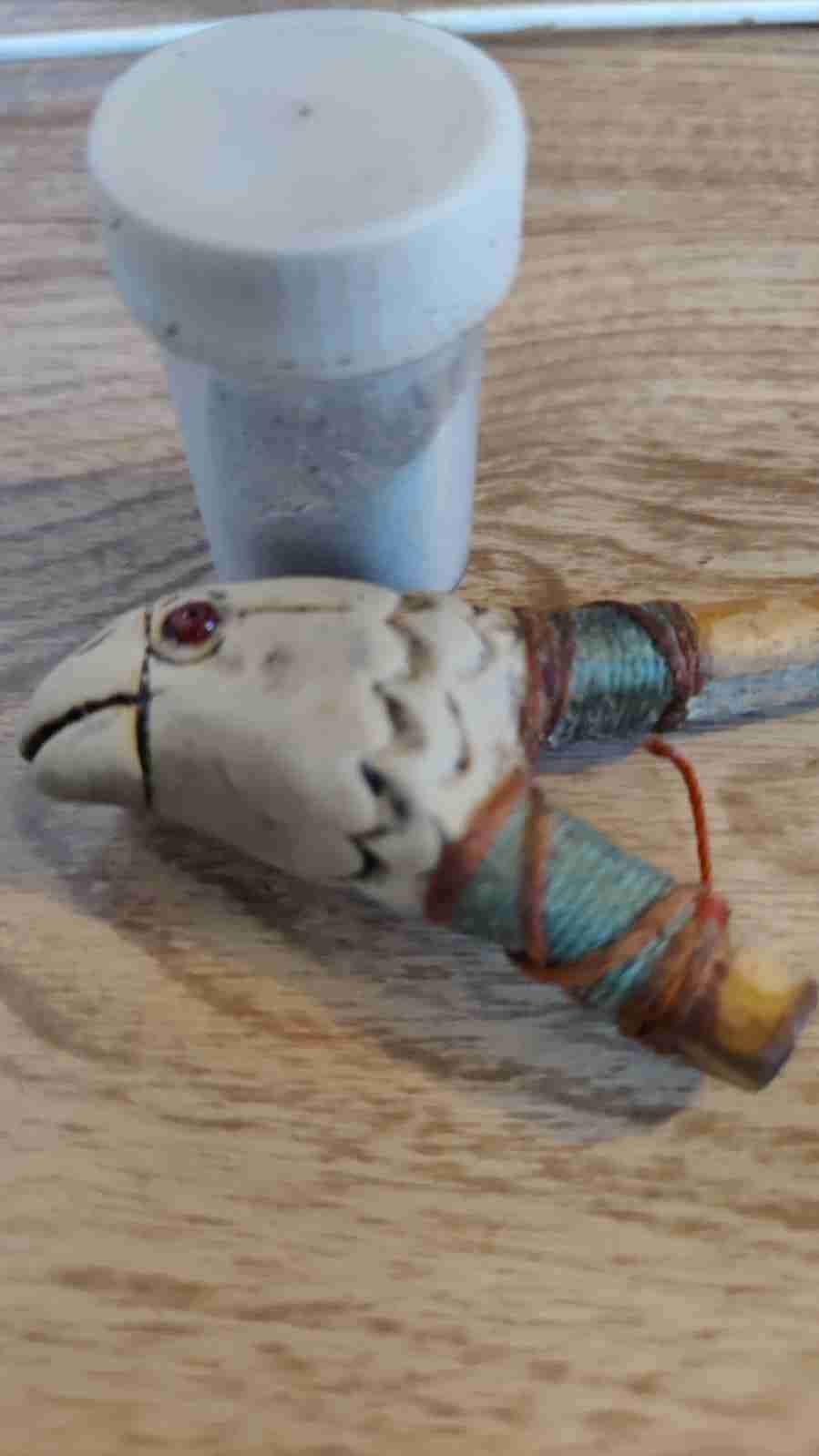 Pipa auto aplicado artesanal rapé 12g