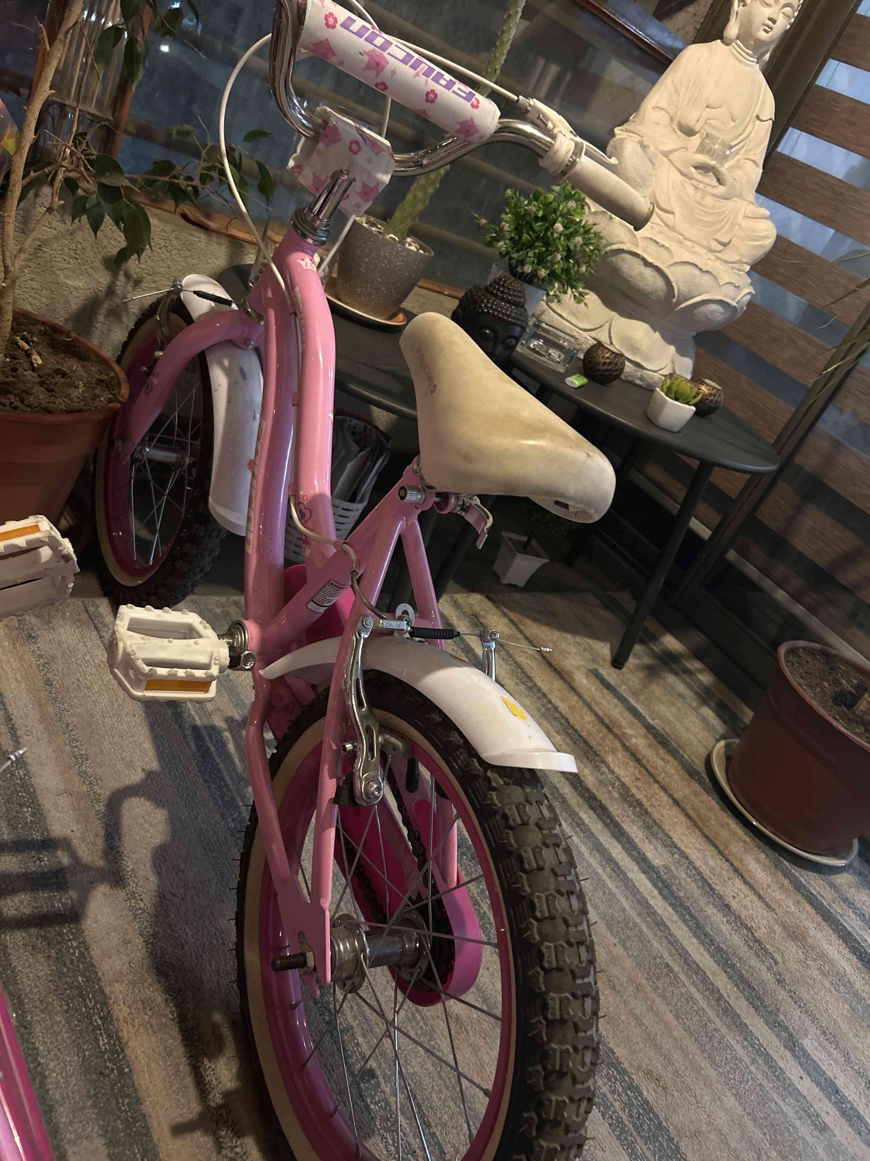 Bicicleta infantil rosa aro 16