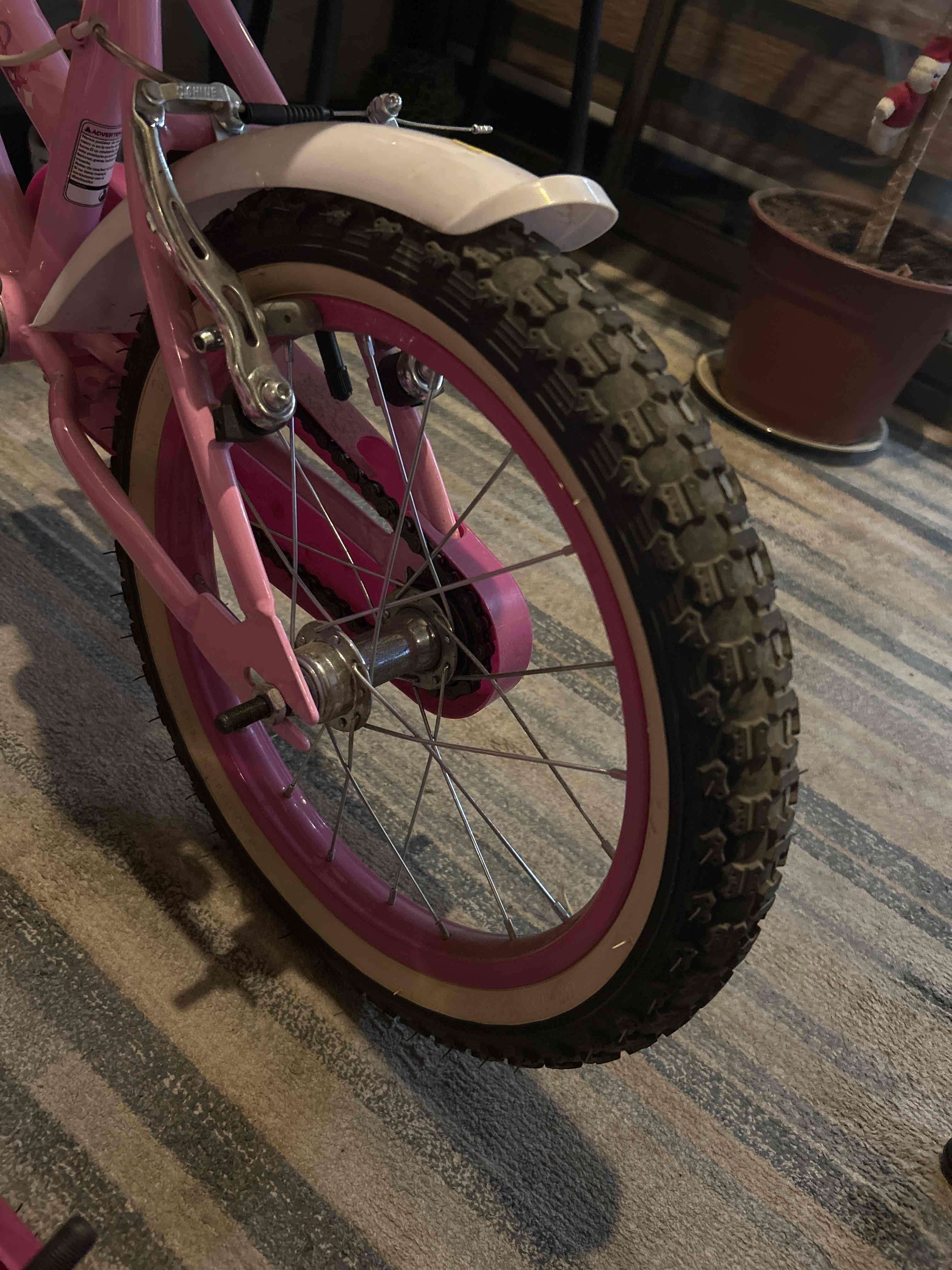 Bicicleta infantil rosa aro 16 - miniatura 2