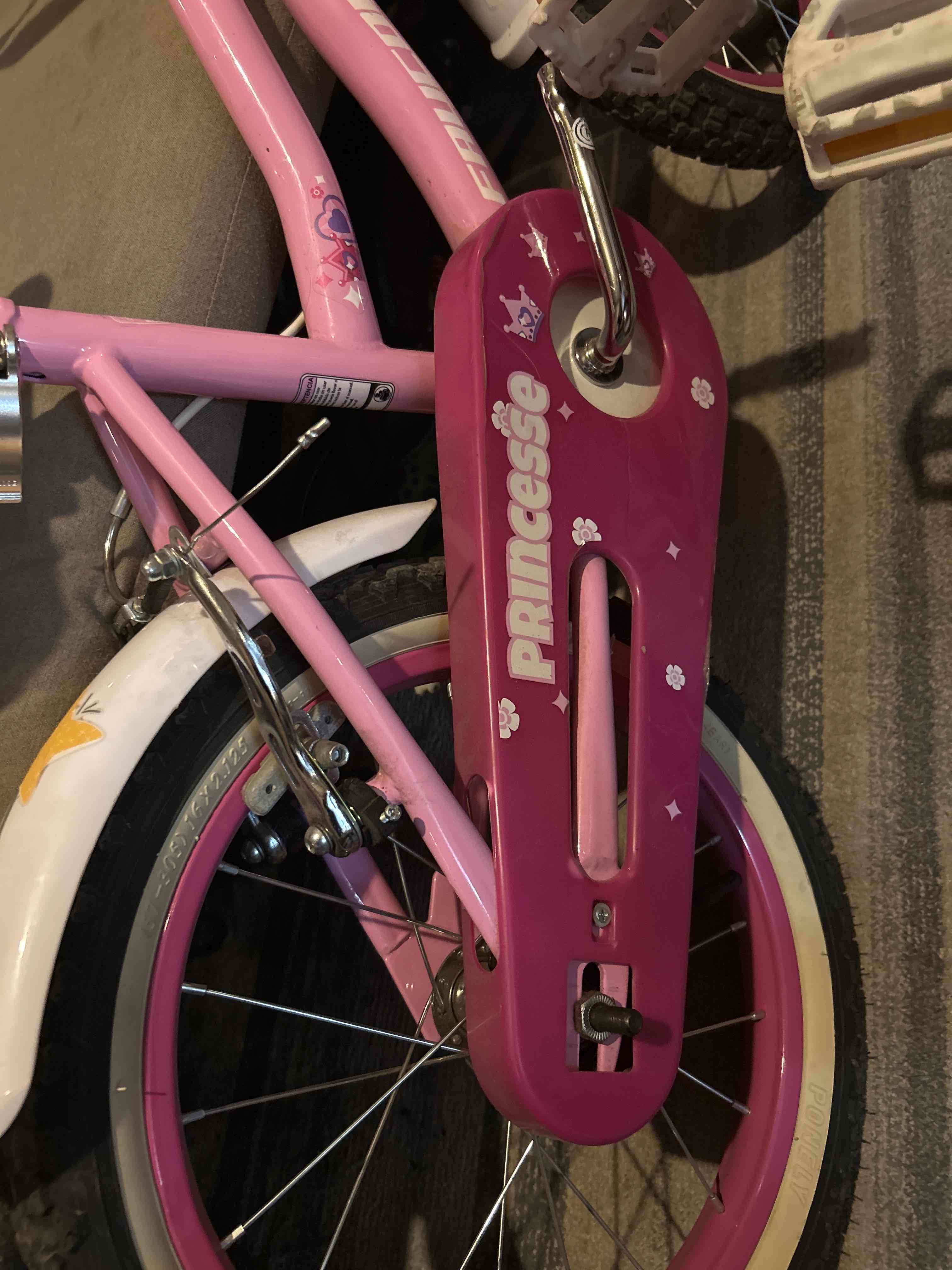 Bicicleta infantil rosa aro 16 - miniatura 5