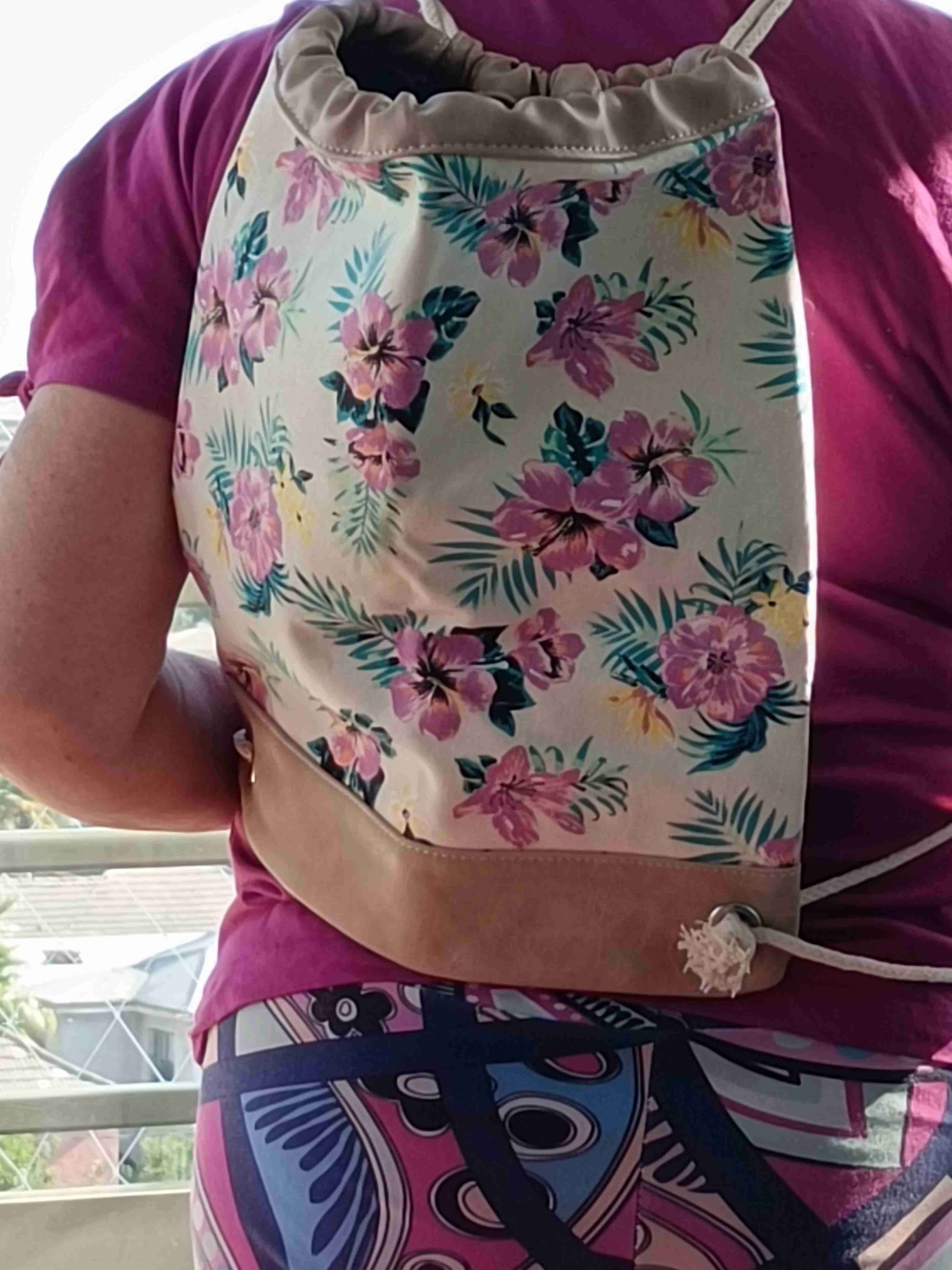 Mochila floral multicolor - miniatura 2